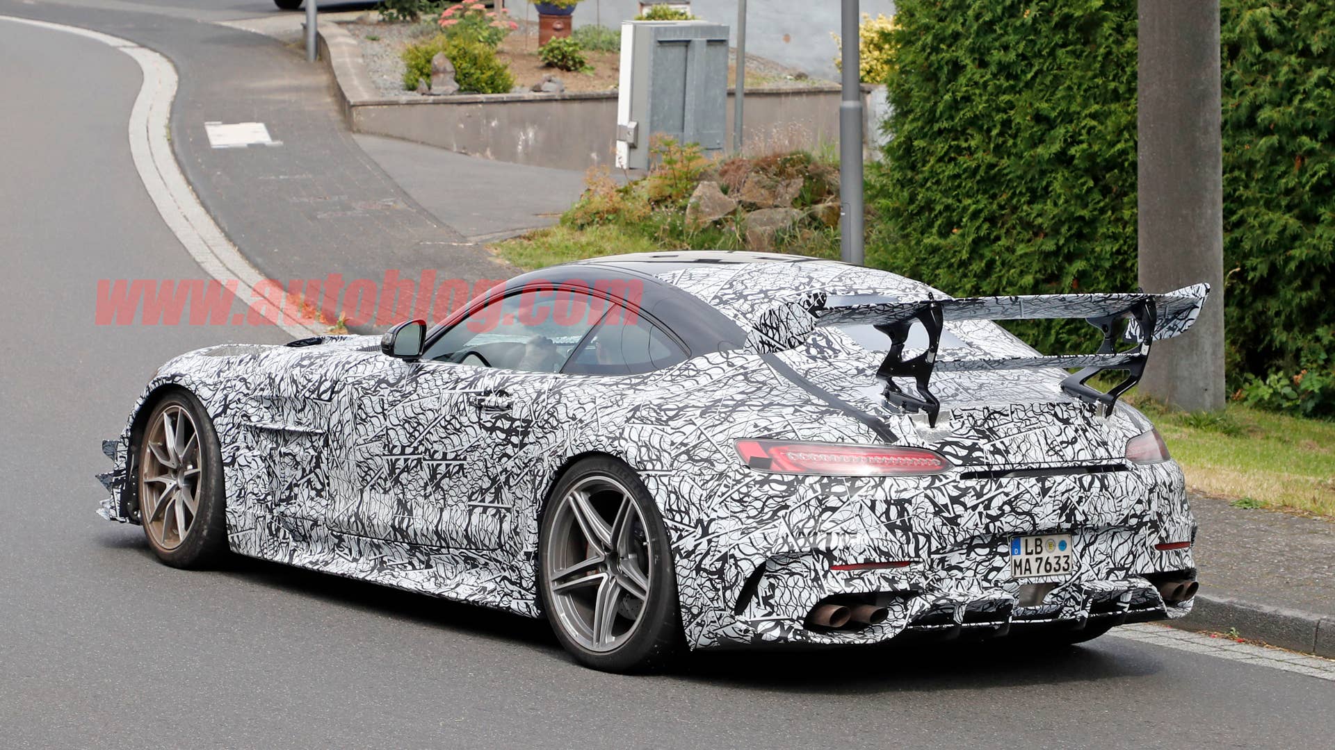 Mercedes-AMG GT R Black Series in camouflage