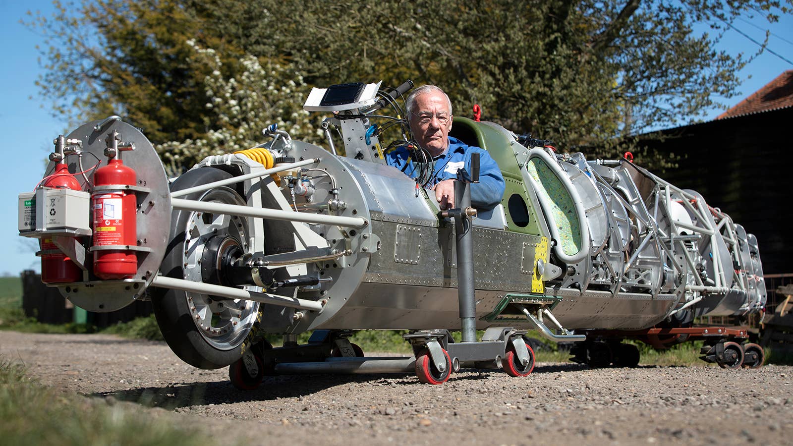 Jet-powered land speed record motorcycle