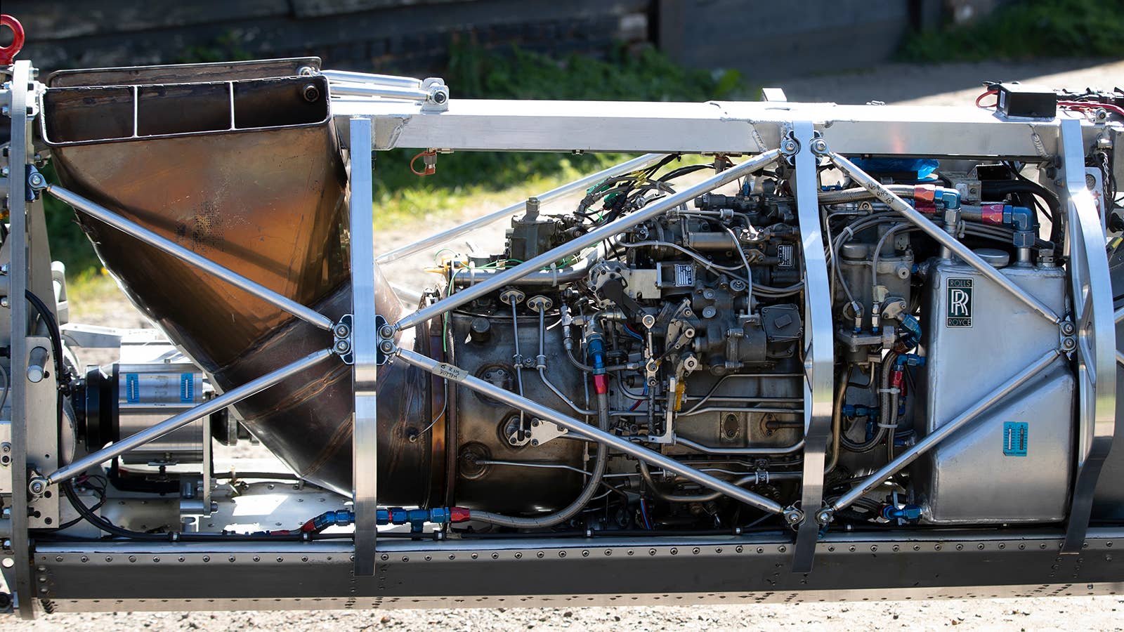 Jet-powered land speed record motorcycle