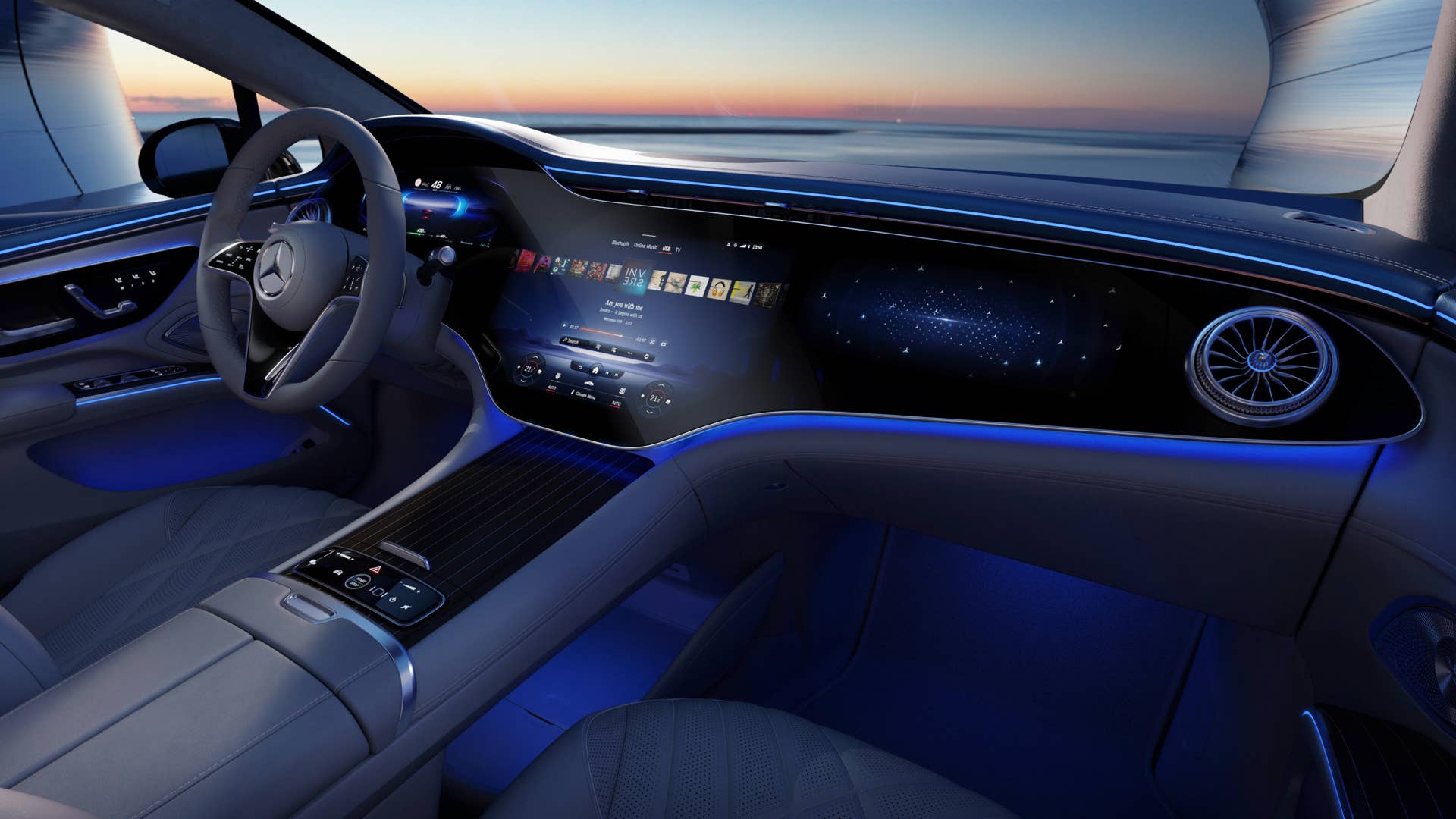 Mercedes-EQ, der neue EQS, Interieur Design Mercedes-EQ, the new EQS, interior design