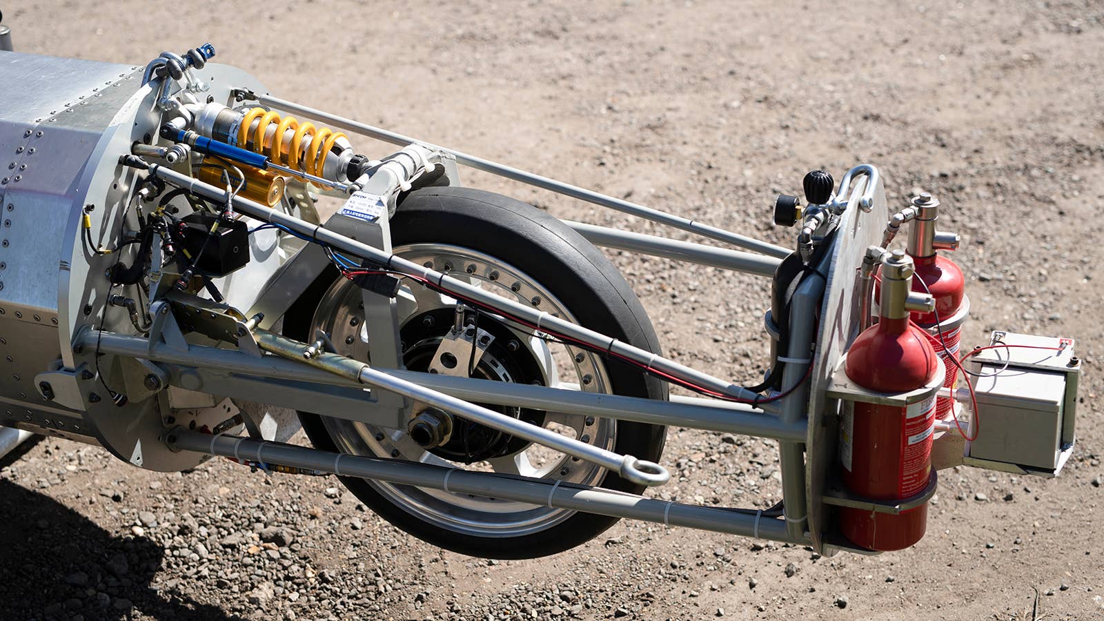 Jet-powered land speed record motorcycle