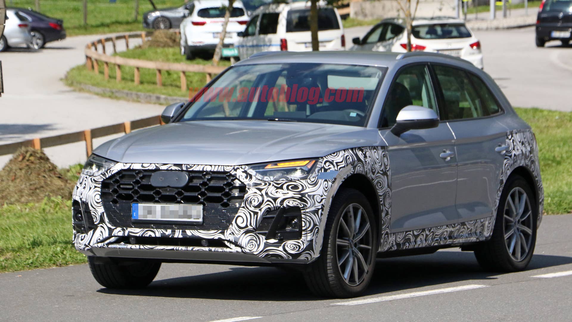 2021 Audi Q5 in thin camouflage