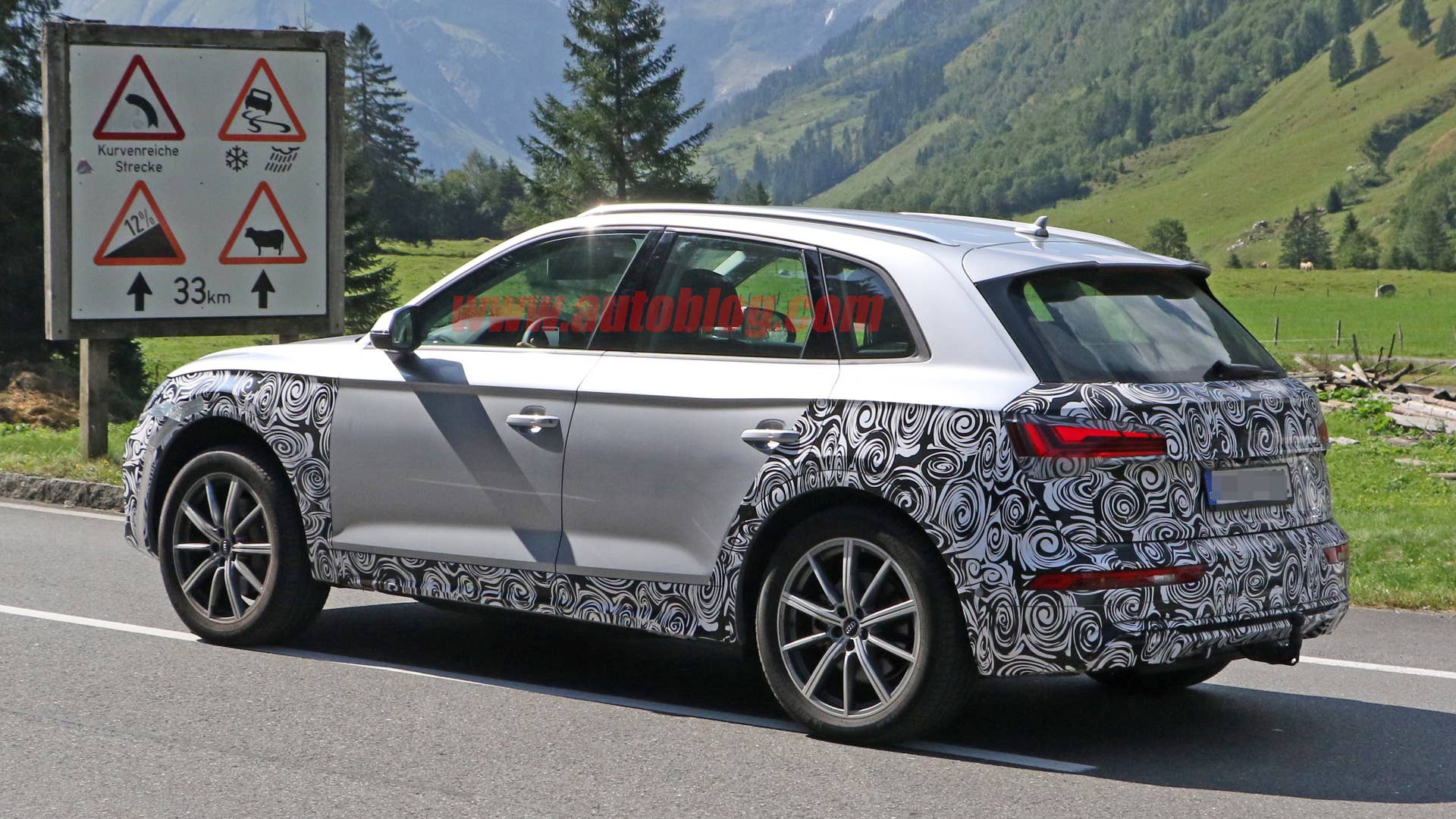 2021 Audi Q5 in thin camouflage