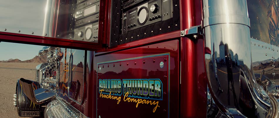 Property developer Mike Harrah built Thor24 on a 1979 Peterbilt 359 chassis. His creation uses two Detroit Diesel 12-cylinder engines, 12 superchargers, and eight bottles of nitrous to produce 3,424 horsepower.