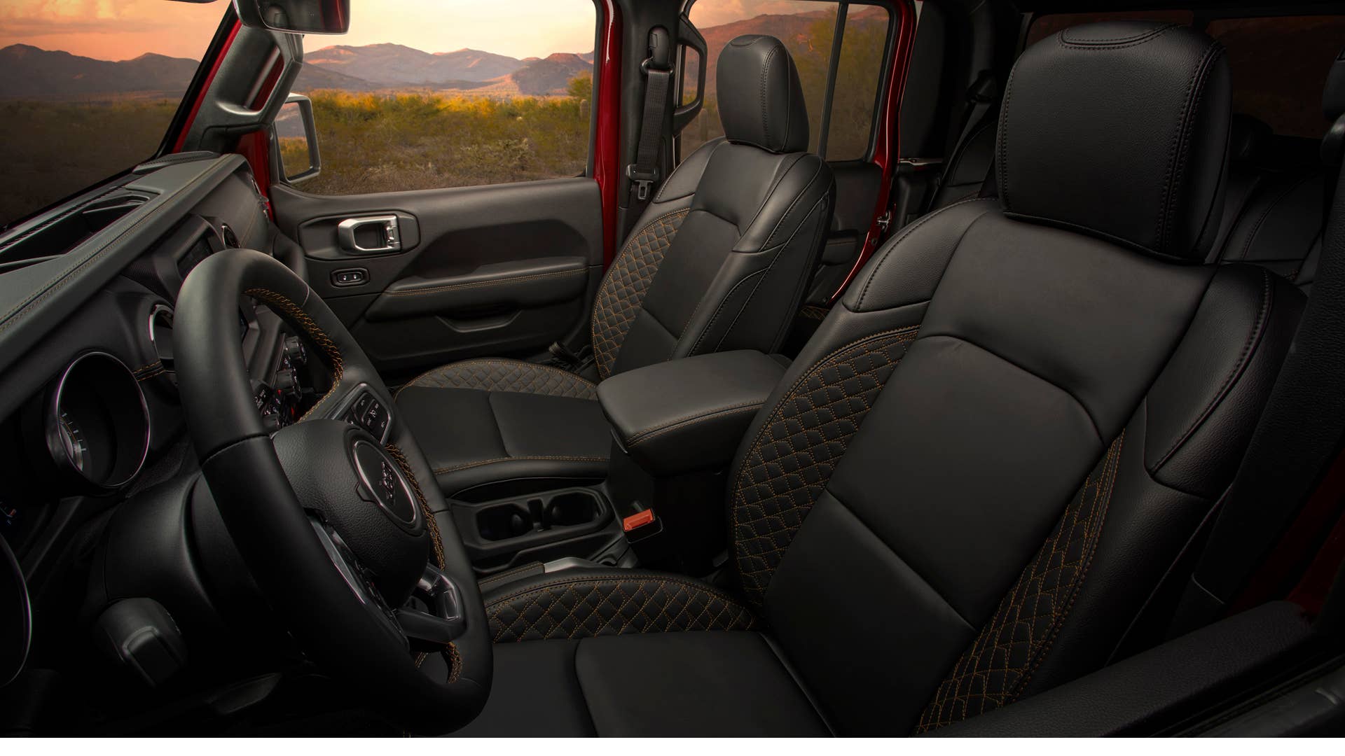 2020 Jeep Gladiator High Altitude features a full leather luxury interior