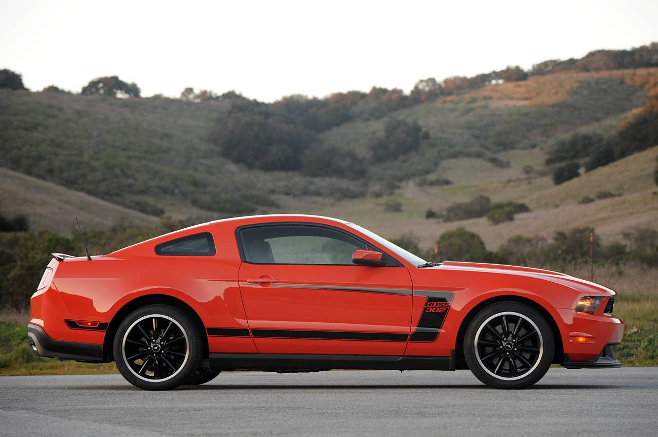 2012 Ford Mustang Boss 302 side view