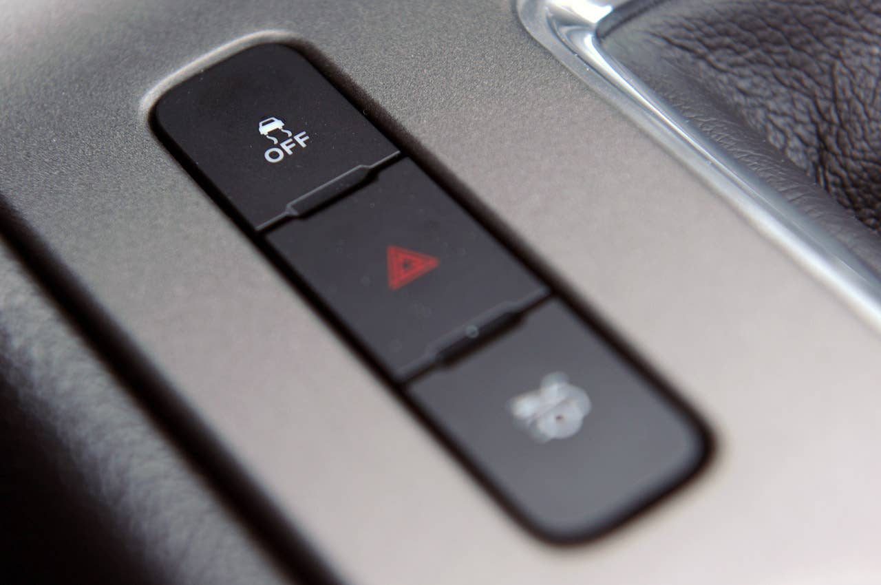 2012 Ford Mustang Boss 302 traction control button