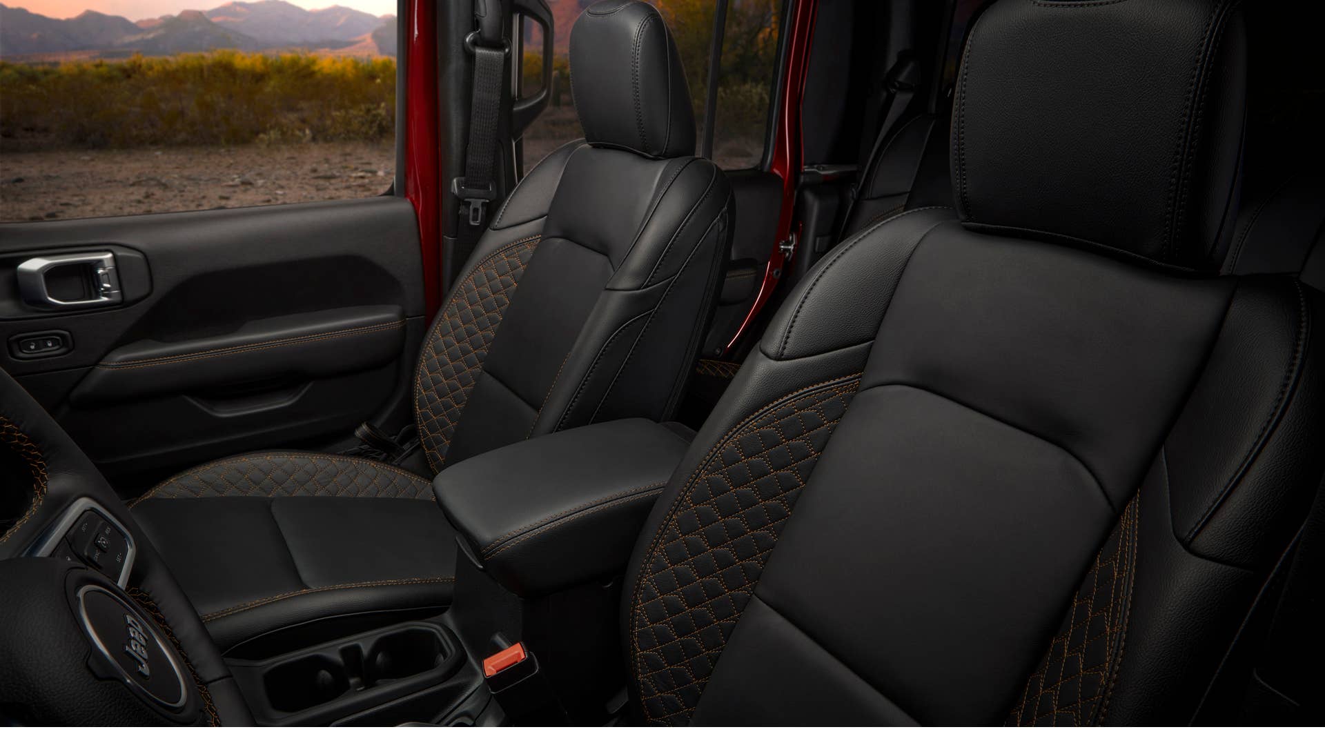 2020 Jeep Gladiator High Altitude features a full leather luxury interior