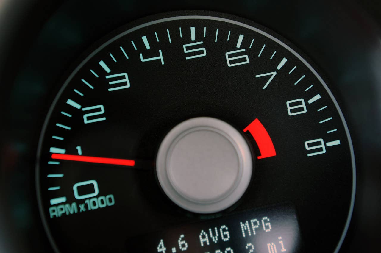 2012 Ford Mustang Boss 302 tachometer