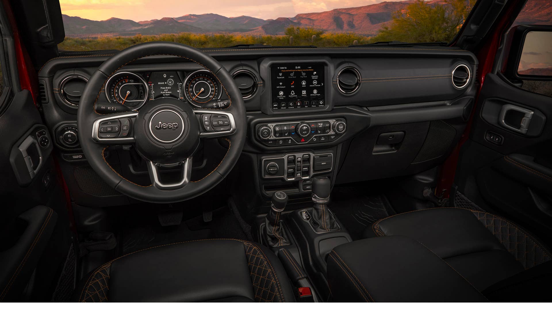 2020 Jeep Gladiator High Altitude features a full leather luxury interior
