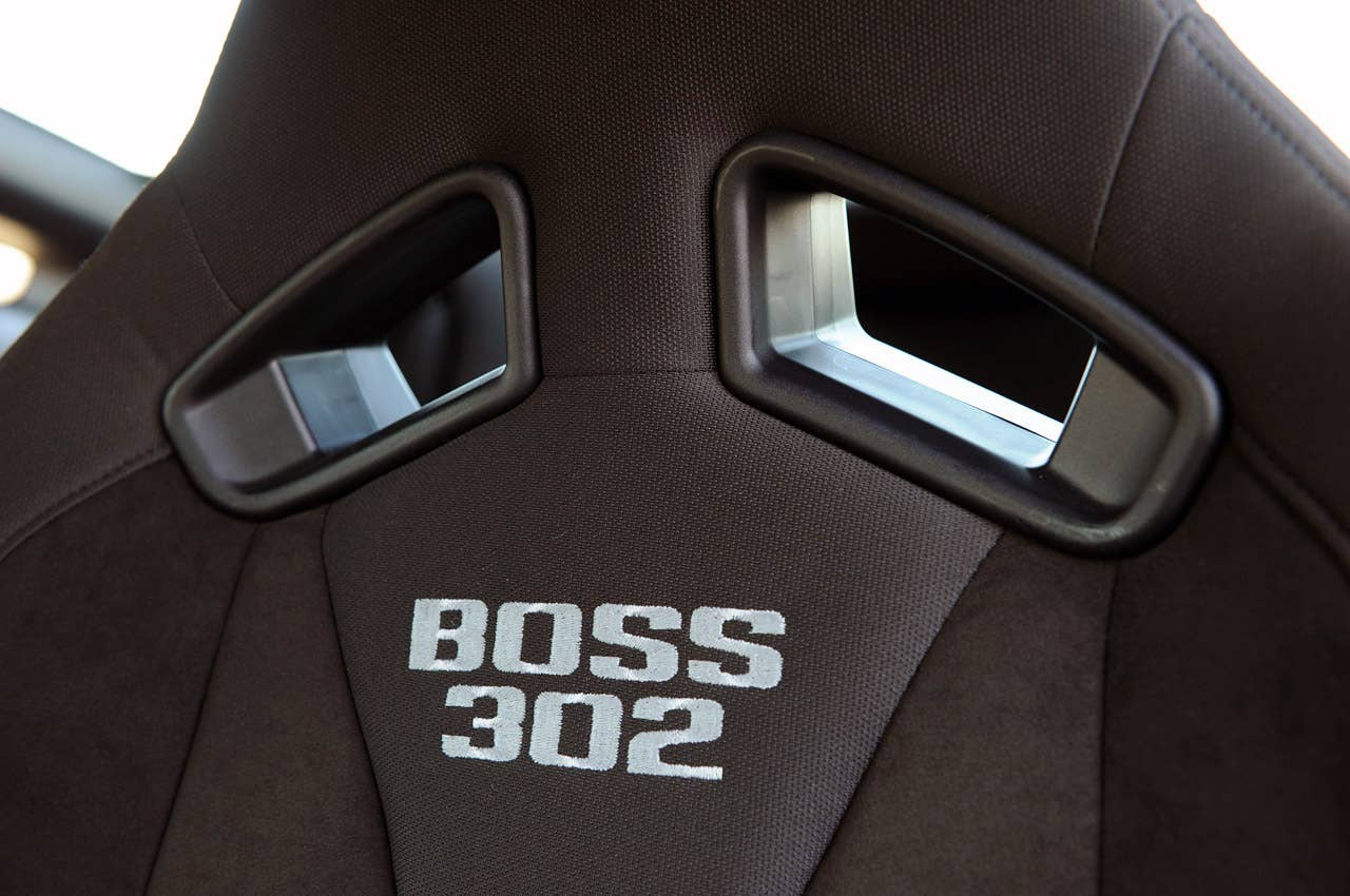2012 Ford Mustang Boss 302 front seats