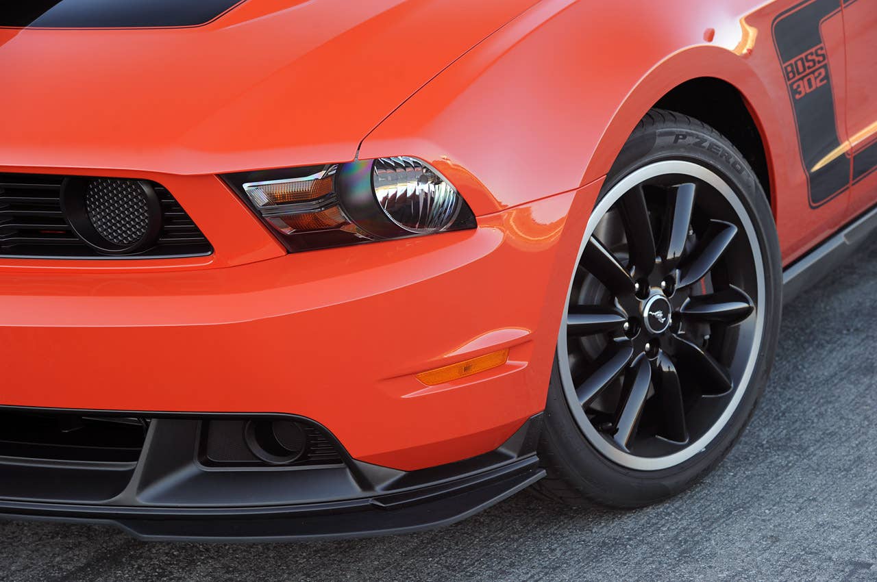 2012 Ford Mustang Boss 302 front detail