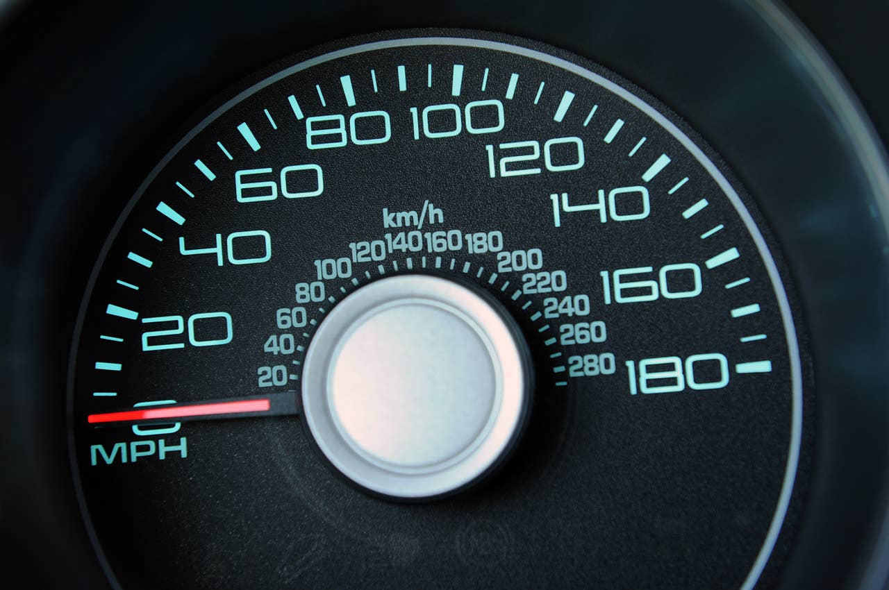 2012 Ford Mustang Boss 302 speedometer