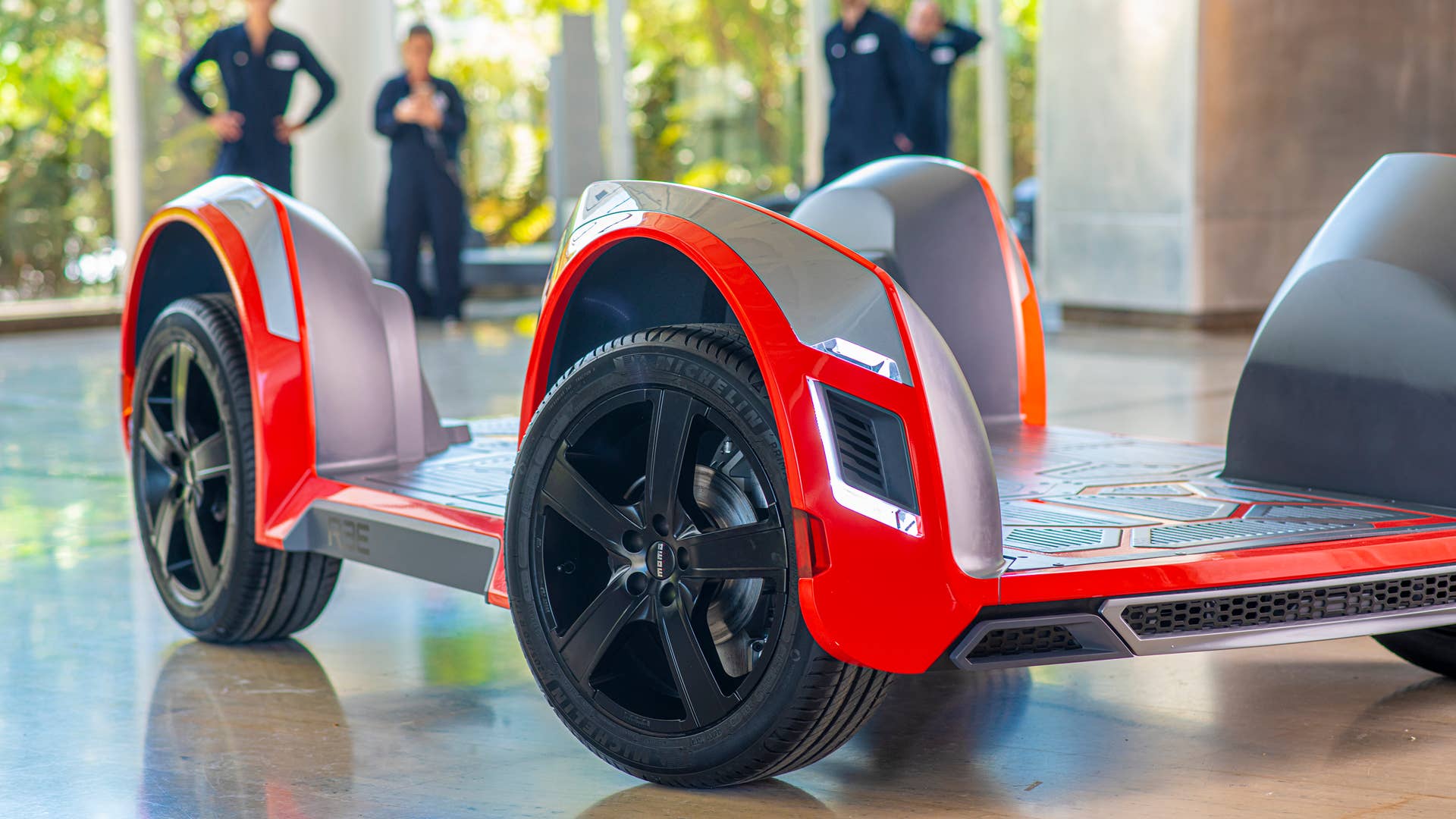 Israeli startup Ree Automotive partners with Tier 1 OEM supplier KYB on a suspension for its novel EV skateboard platform.