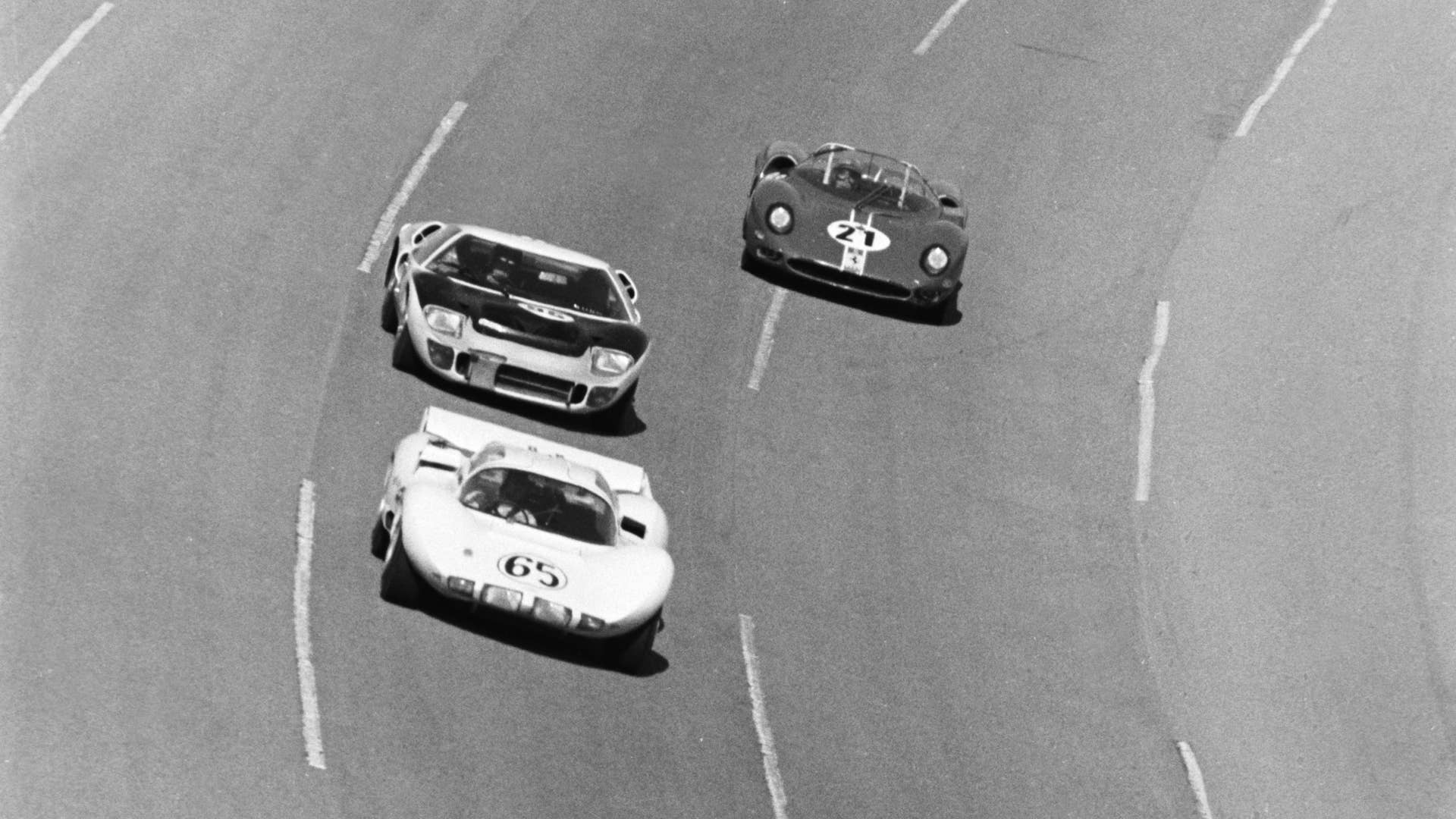 1966 Chaparral 2D Ford GT Mk II Ferrari 365 P2 FIA Daytona