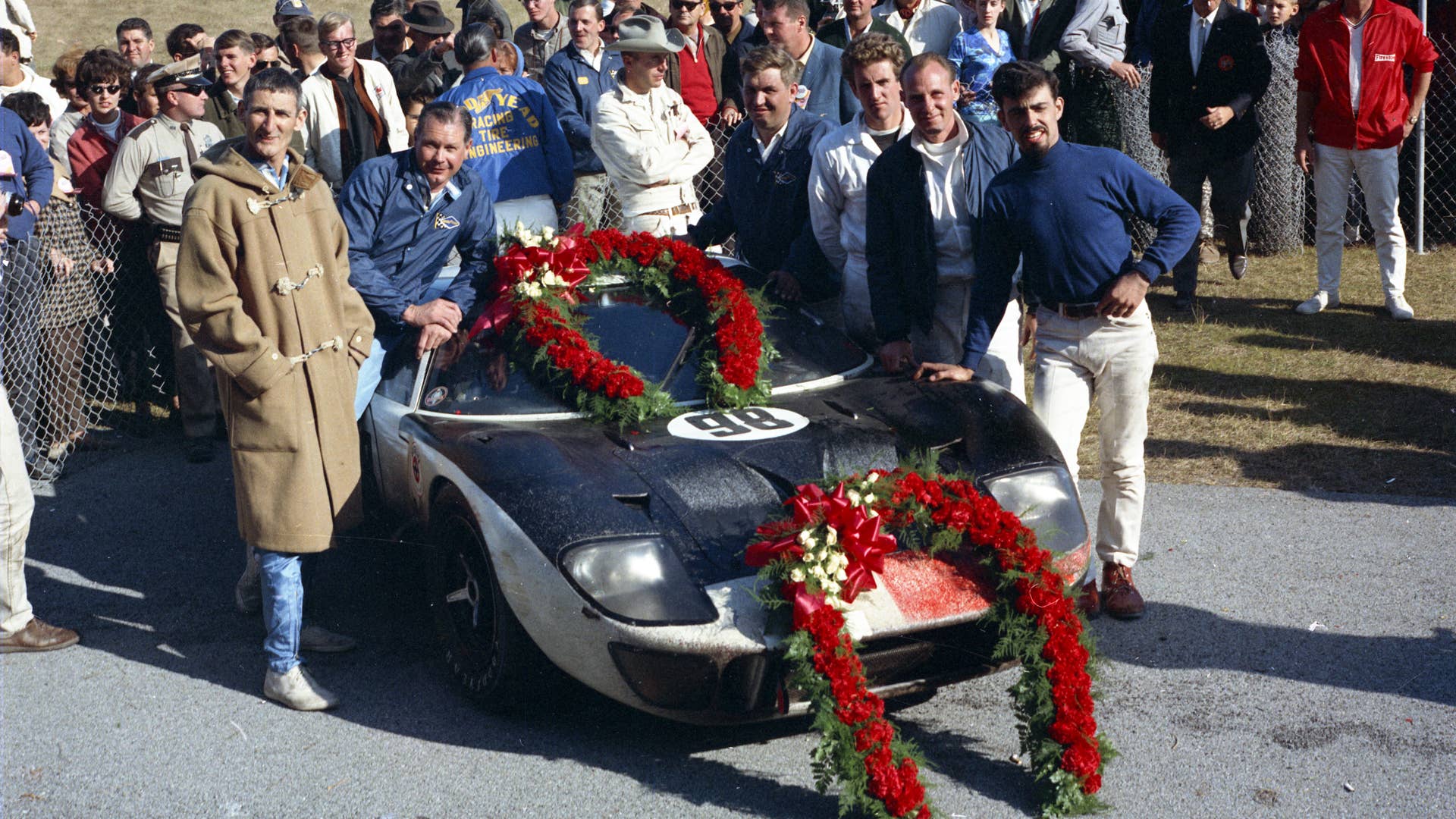 1966 Feb Daytona winners Miles-Ruby and team