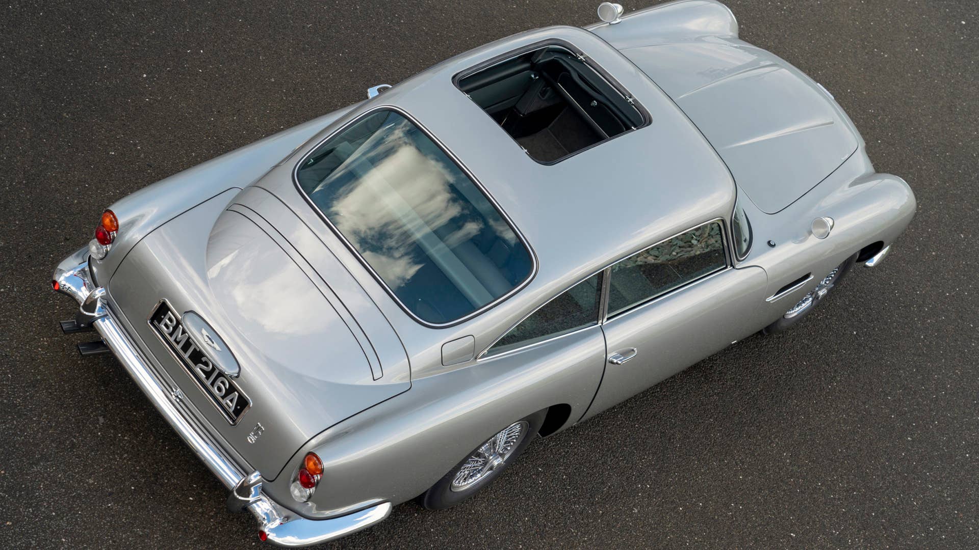 Aston Martin completes the first gadget-filled DB5 Continuation from the James Bond movie 'Goldfinger.'