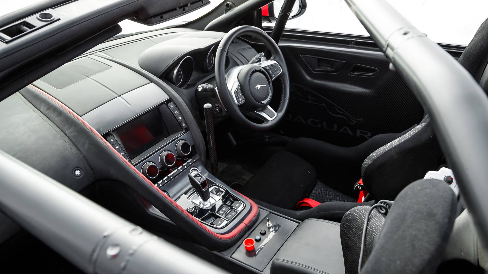 Jaguar F-Type rally car