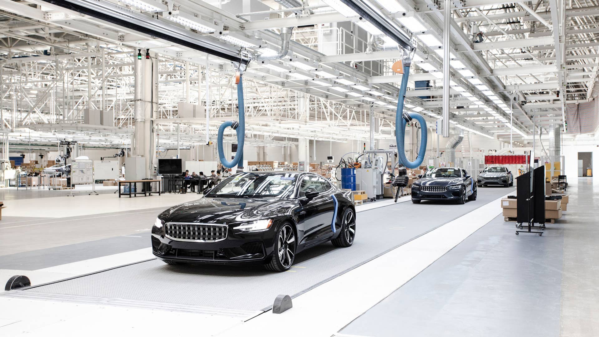 Polestar 1 prototype test cars