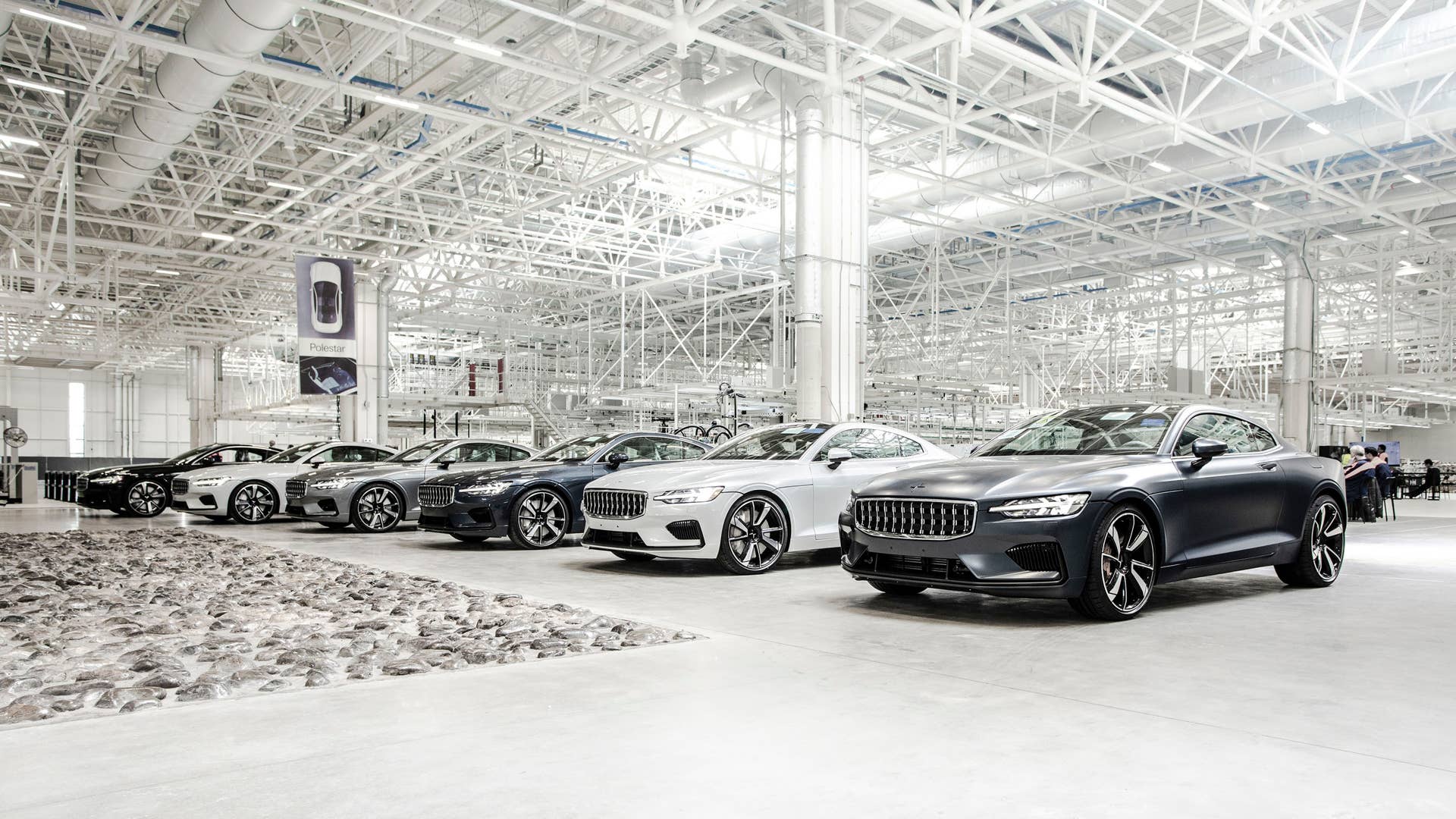 Polestar 1 prototype test cars