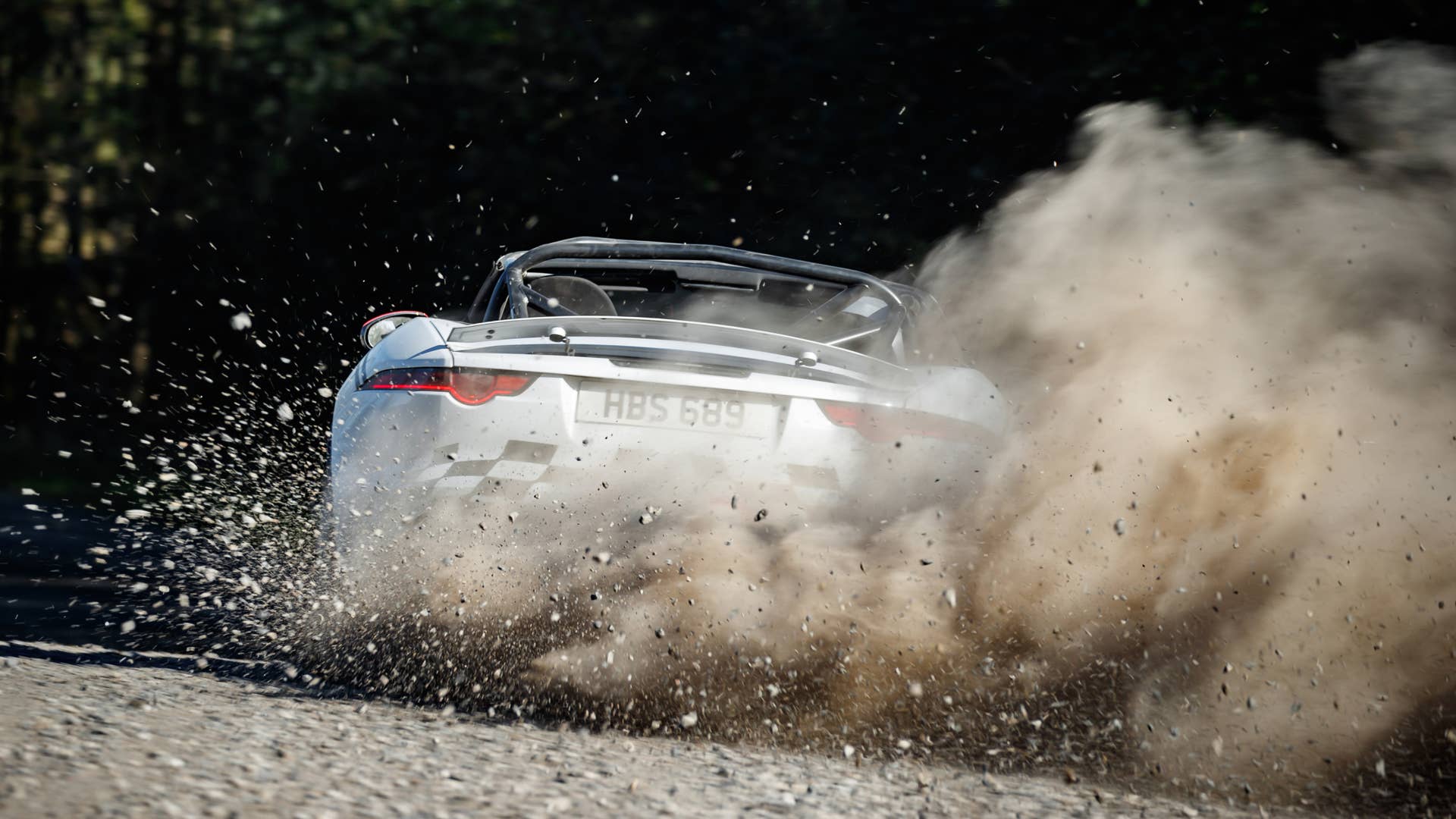 Jaguar F-Type rally car