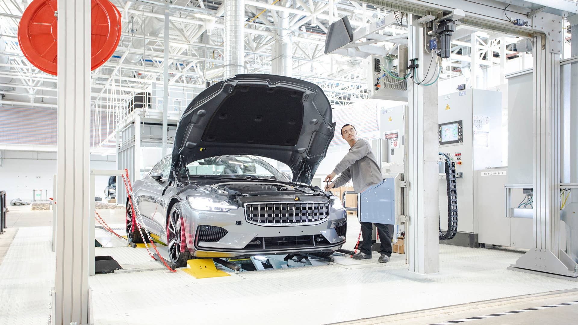 Polestar 1 prototype test cars