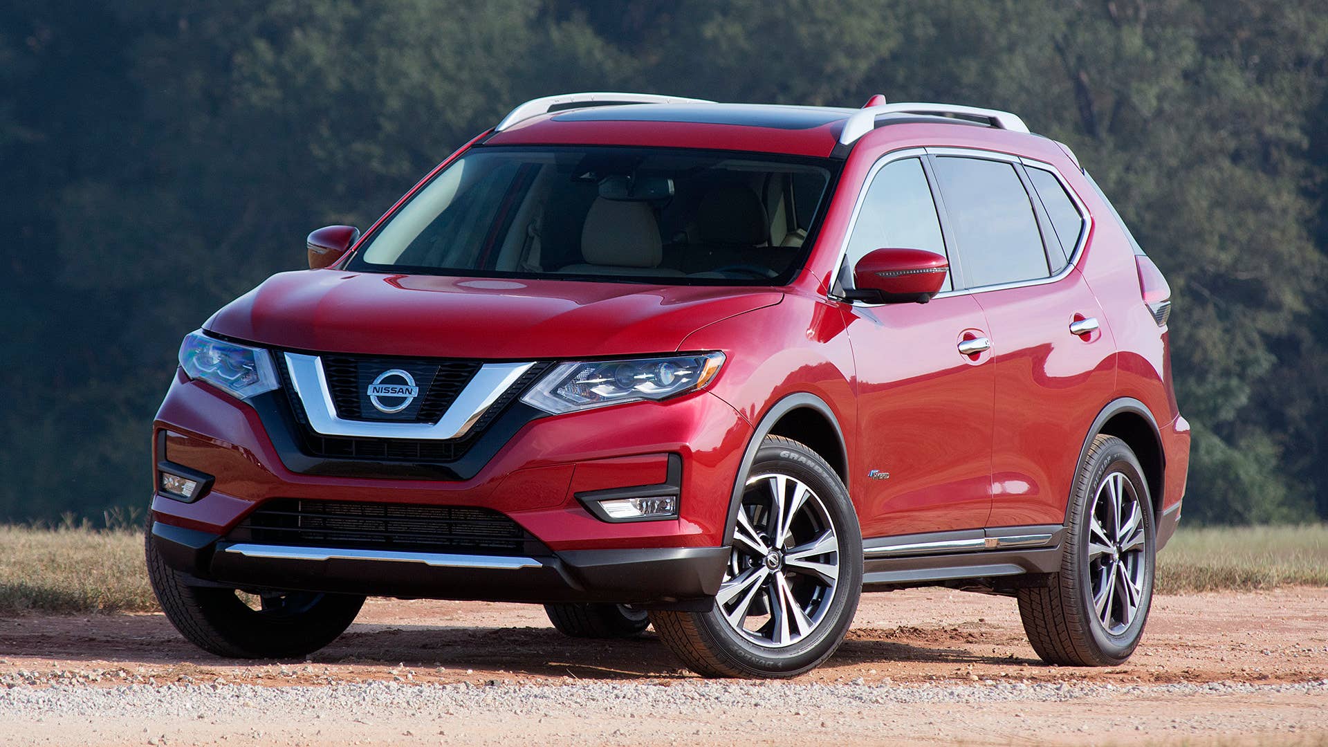 The 2019 <a href="https://www.autoblog.com/2016/10/24/a-cant-lose-idea-2017-nissan-rogue-hybrid/">Nissan Rogue Hybrid</a> may be the most mundane-looking of the cars featured here, but it does bring a solid fuel economy rating of 34 mpg combined. It can also be ordered with your choice of front-drive or all-wheel drive, though the latter will cost you one mpg combined. With 176 horsepower, the Rogue Hybrid is also slightly more potent than the regular Rogue.