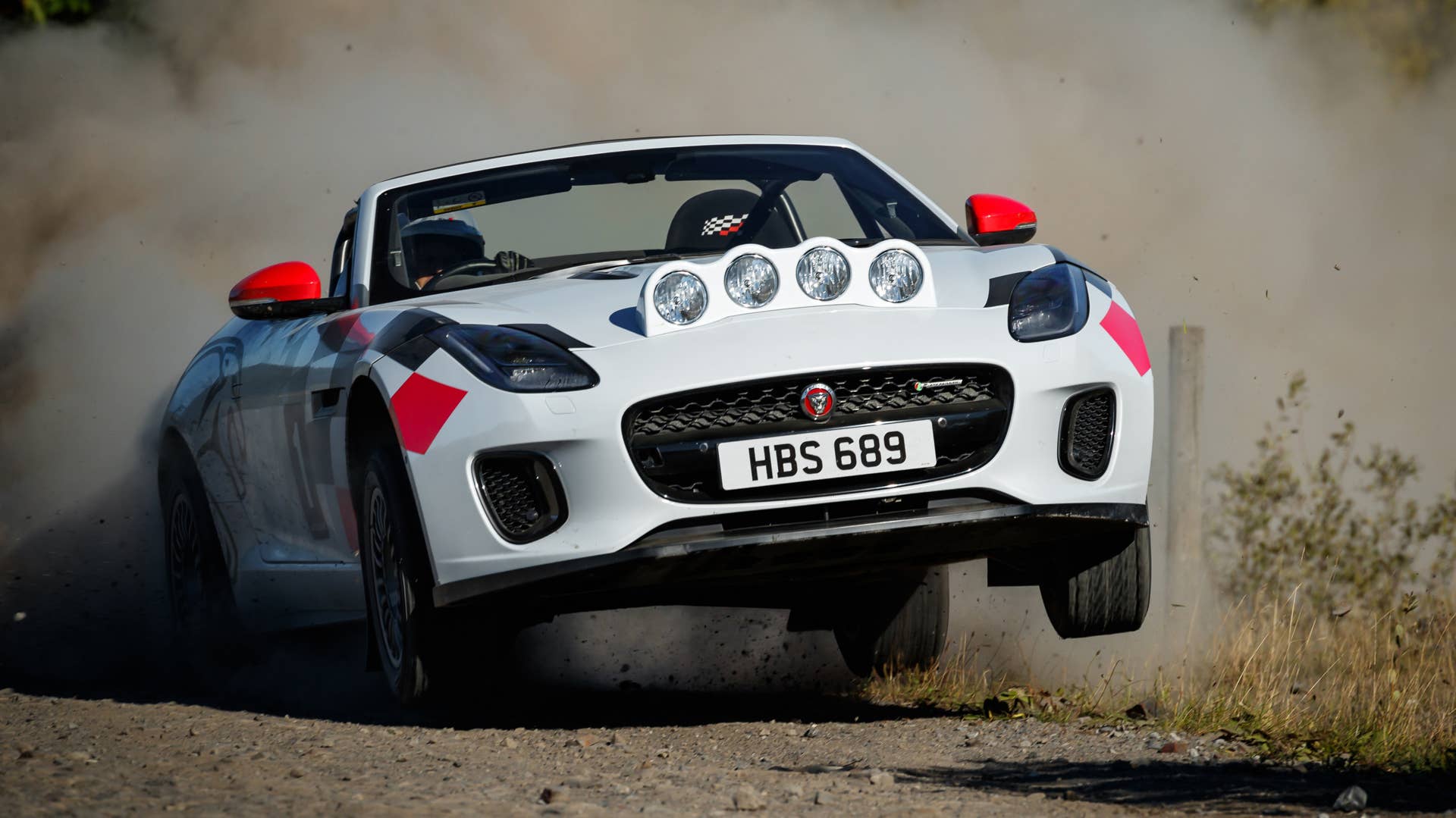 Jaguar F-Type rally car