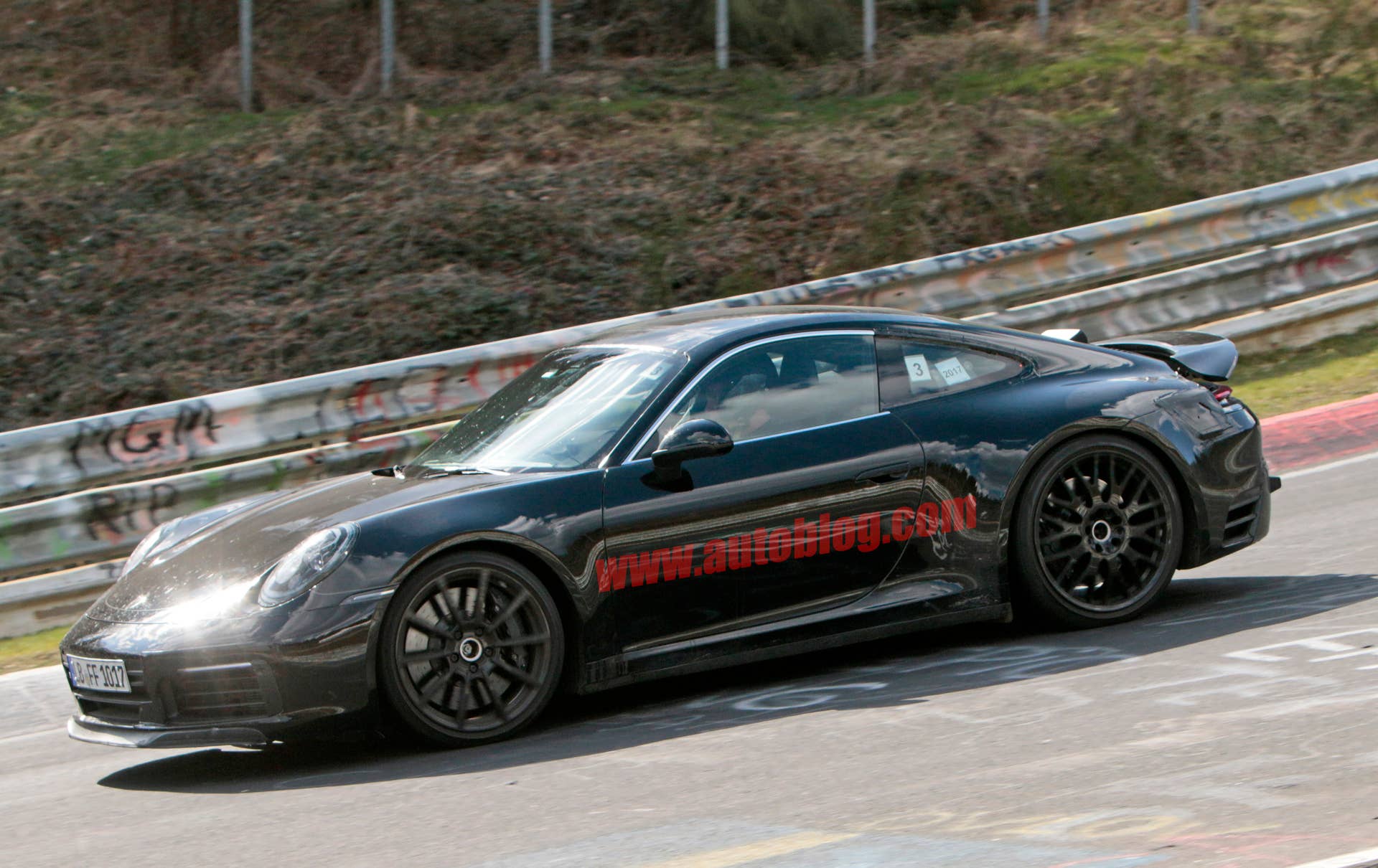 Porsche 911 spy shot