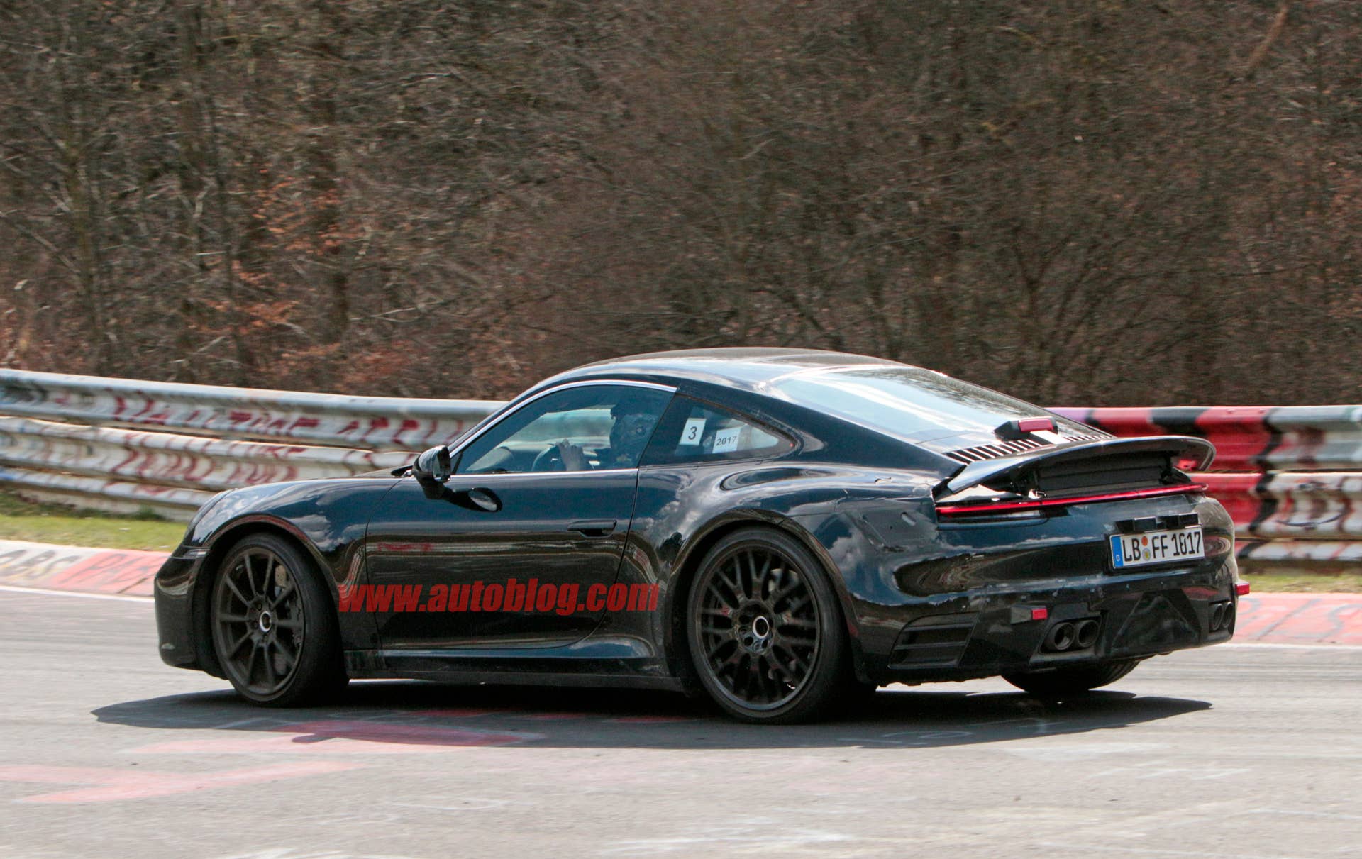 Porsche 911 spy shot