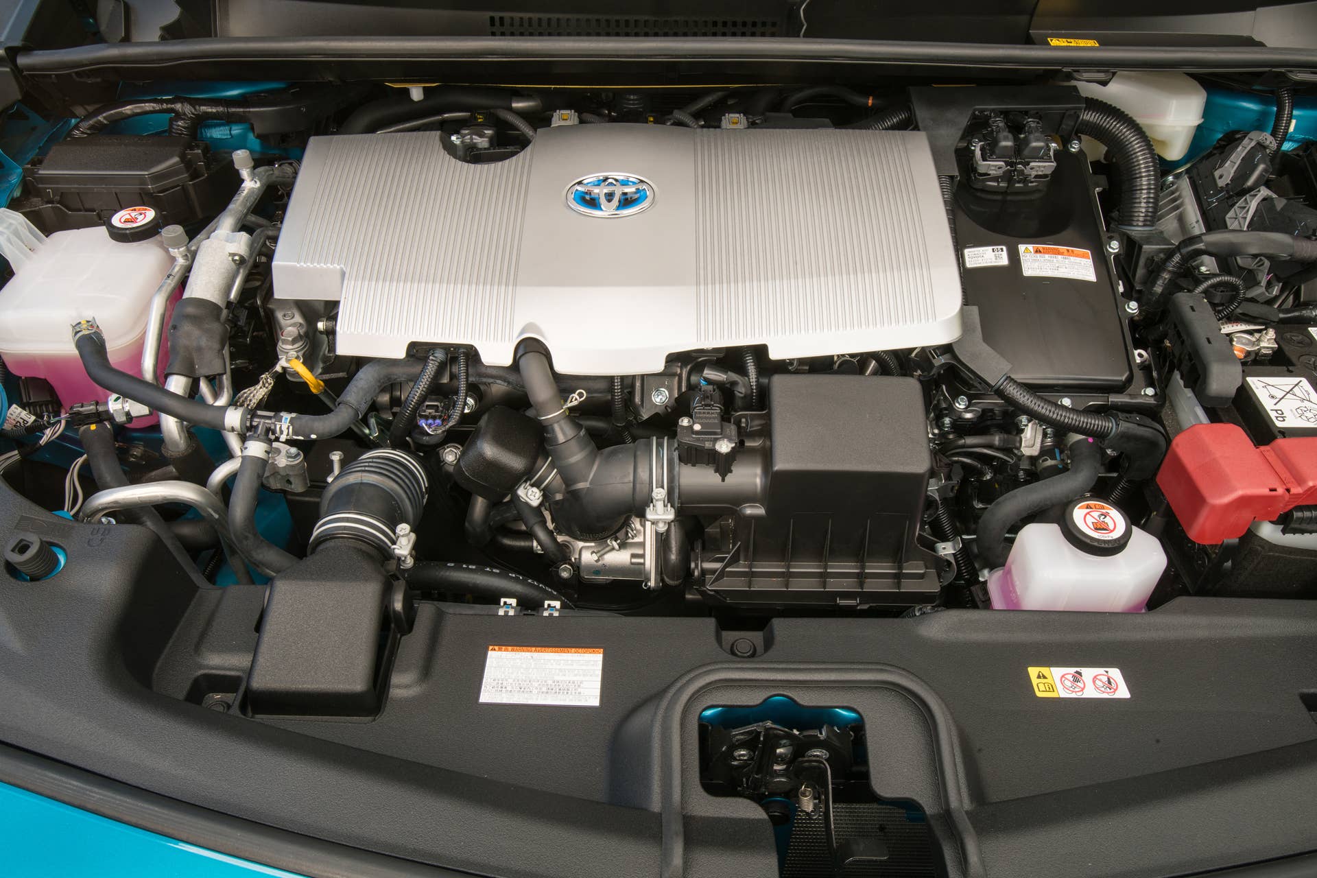 2017 Toyota Prius Prime Advanced engine bay