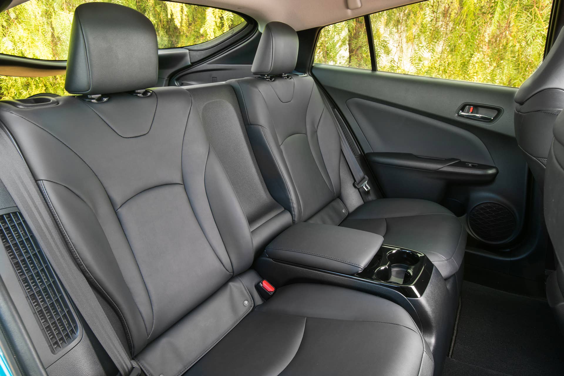 2017 Toyota Prius Prime Advanced interior rear