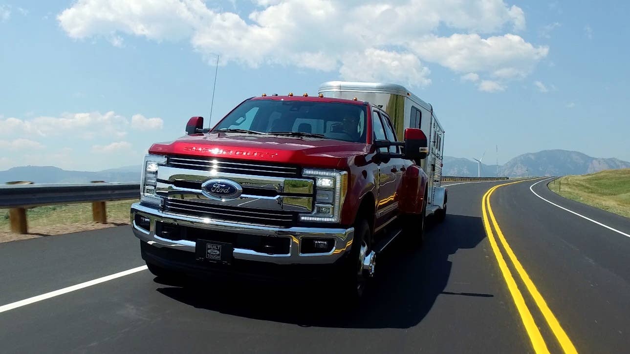 2017 Ford F-Series Super Duty towing