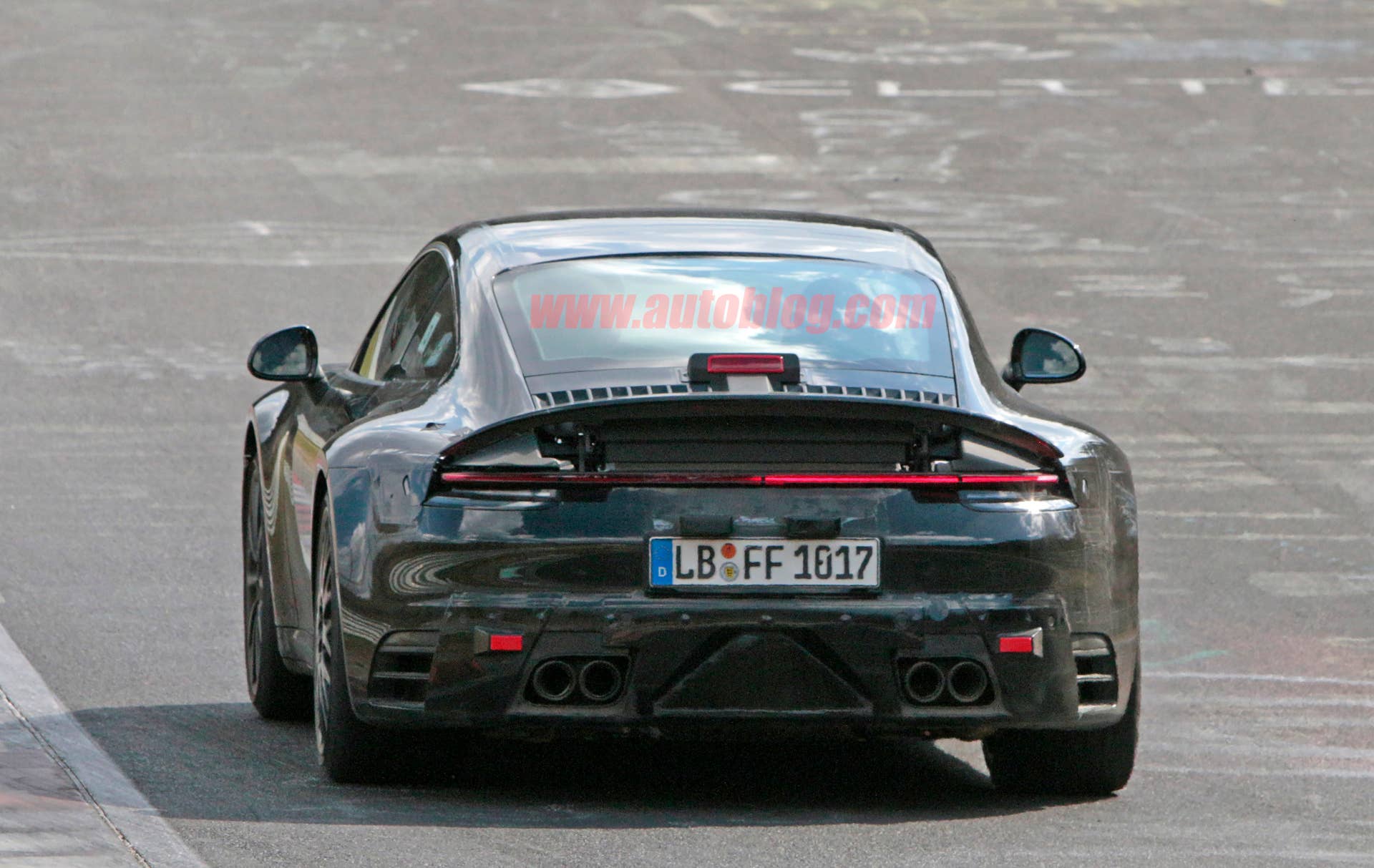 Porsche 911 spy shot