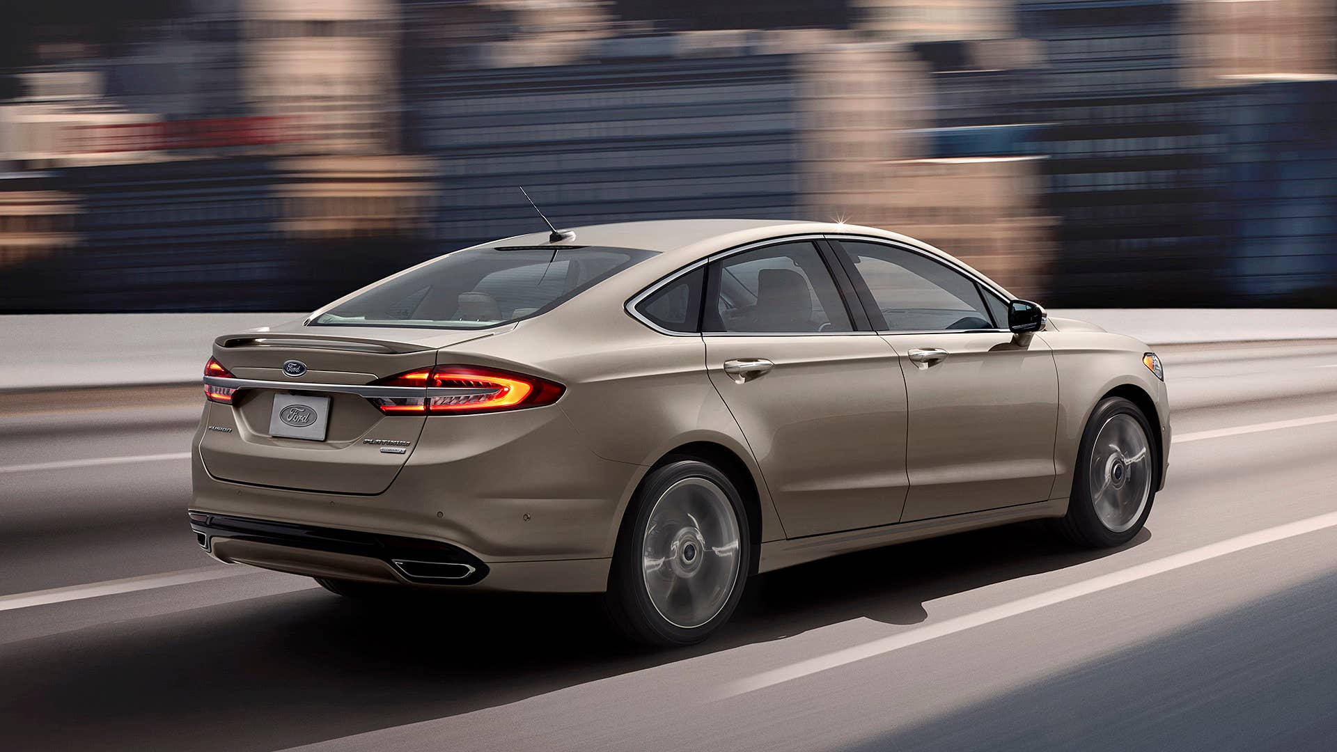 2017 Ford Fusion driving