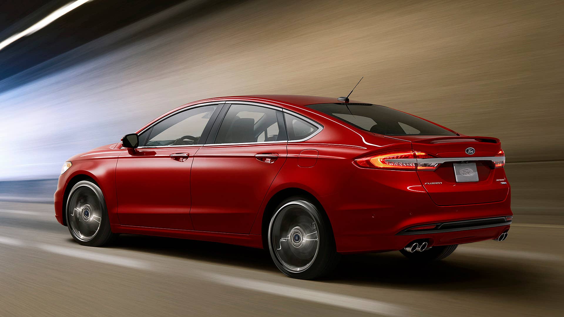 2017 Ford Fusion driving