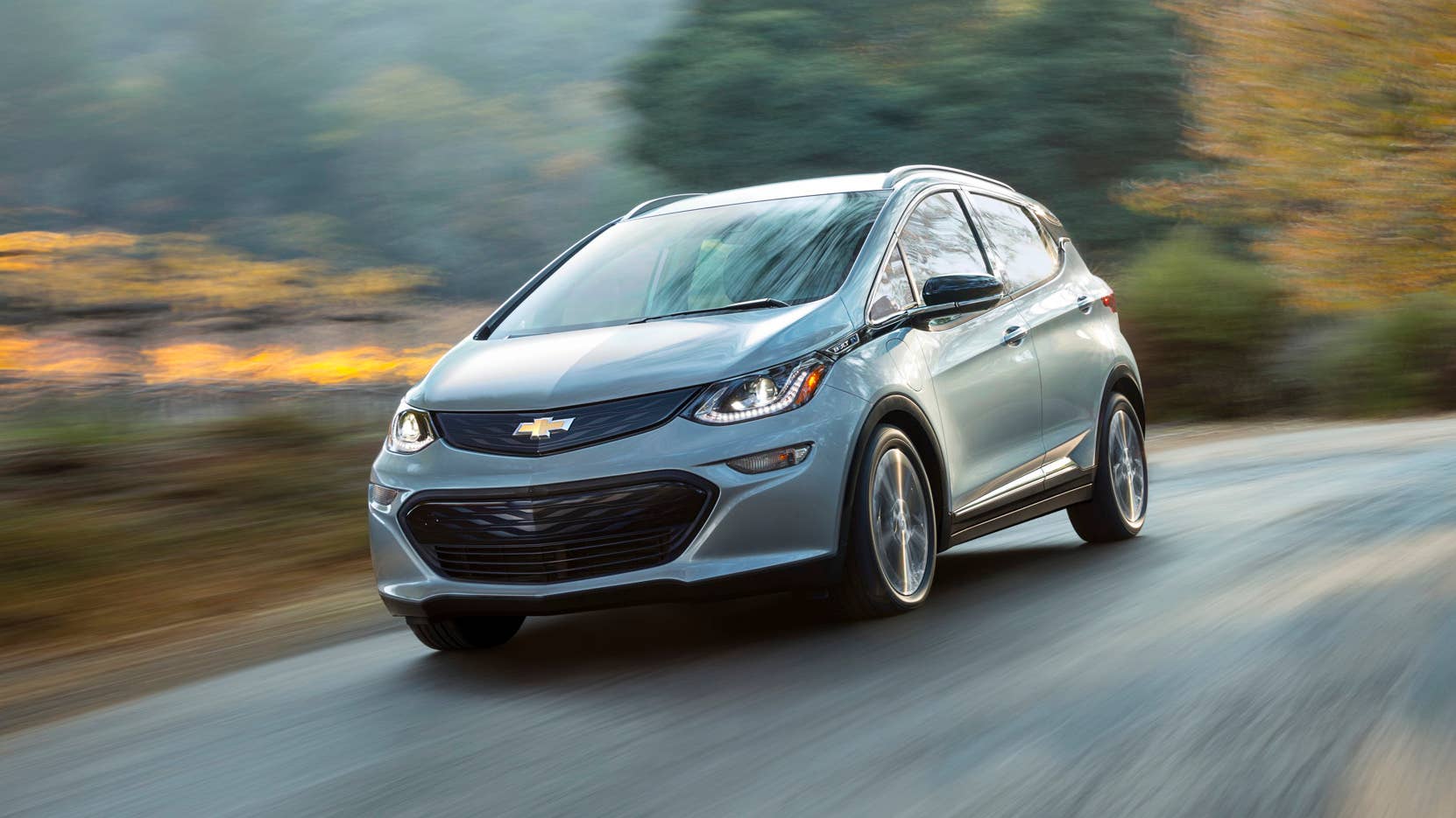 2017 Chevy Bolt in motion