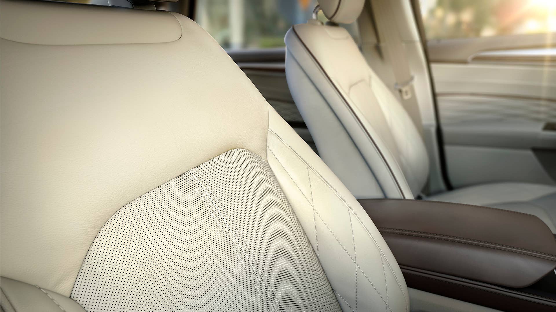 2017 Ford Fusion seat detail