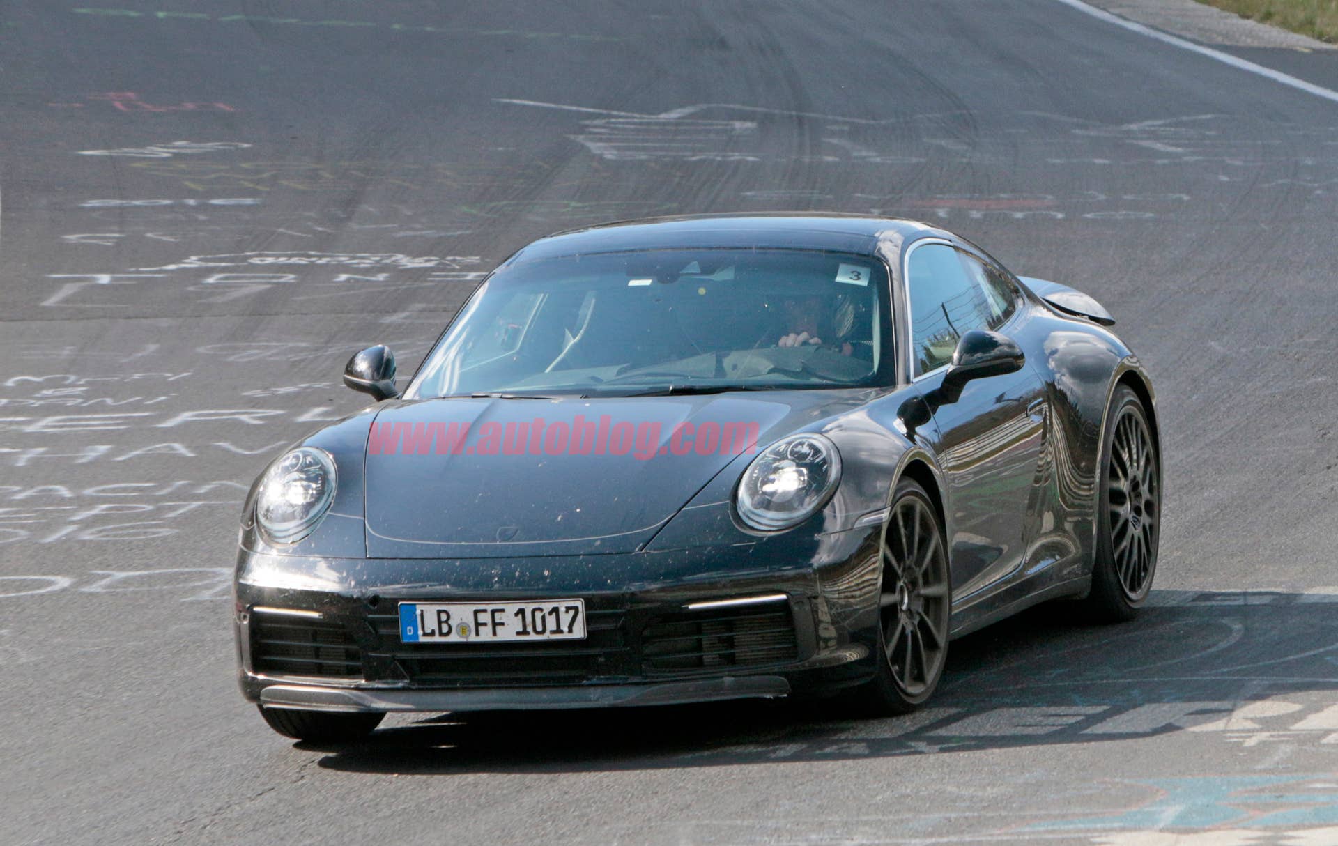 Porsche 911 spy shot