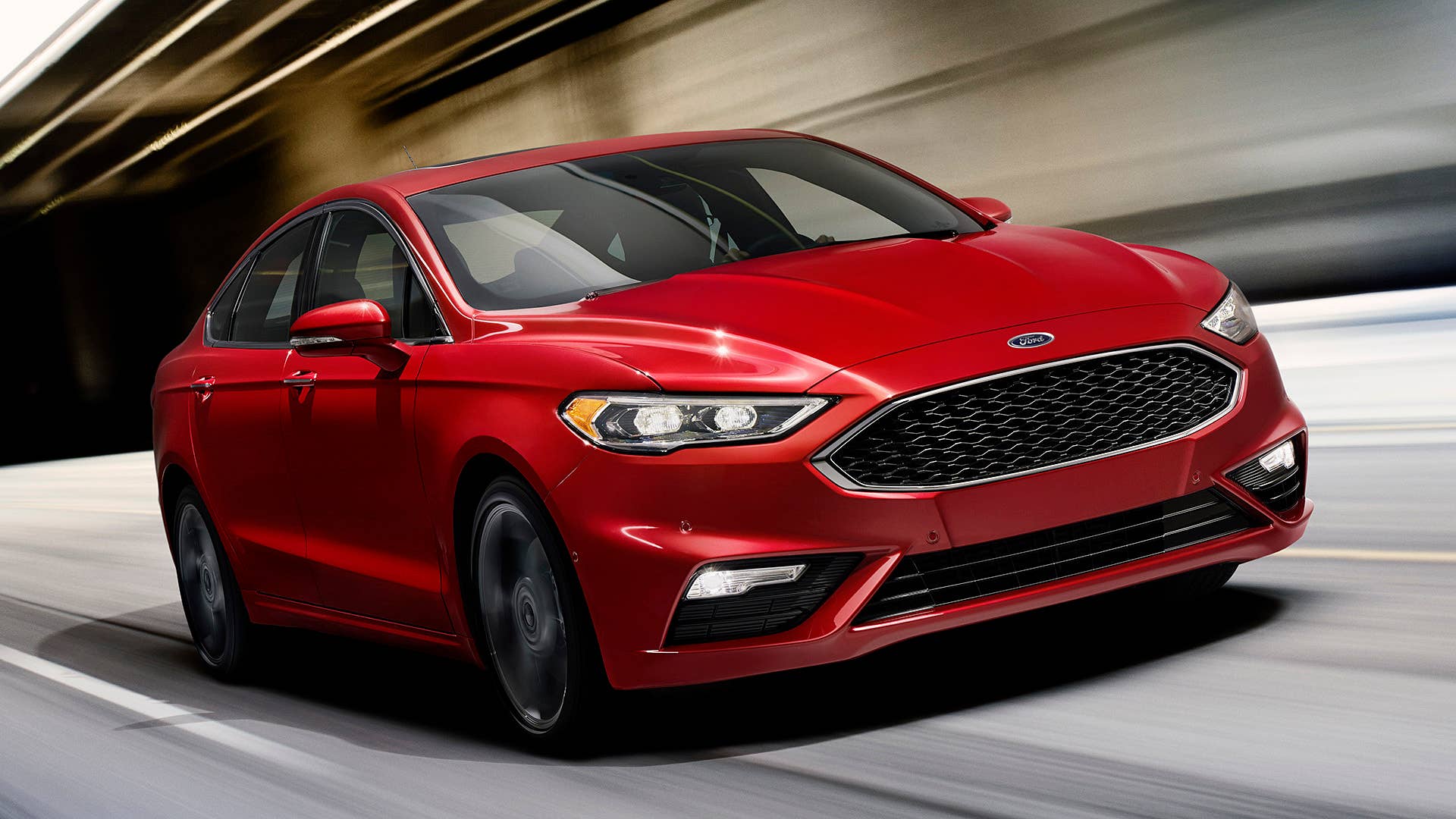 2017 Ford Fusion driving
