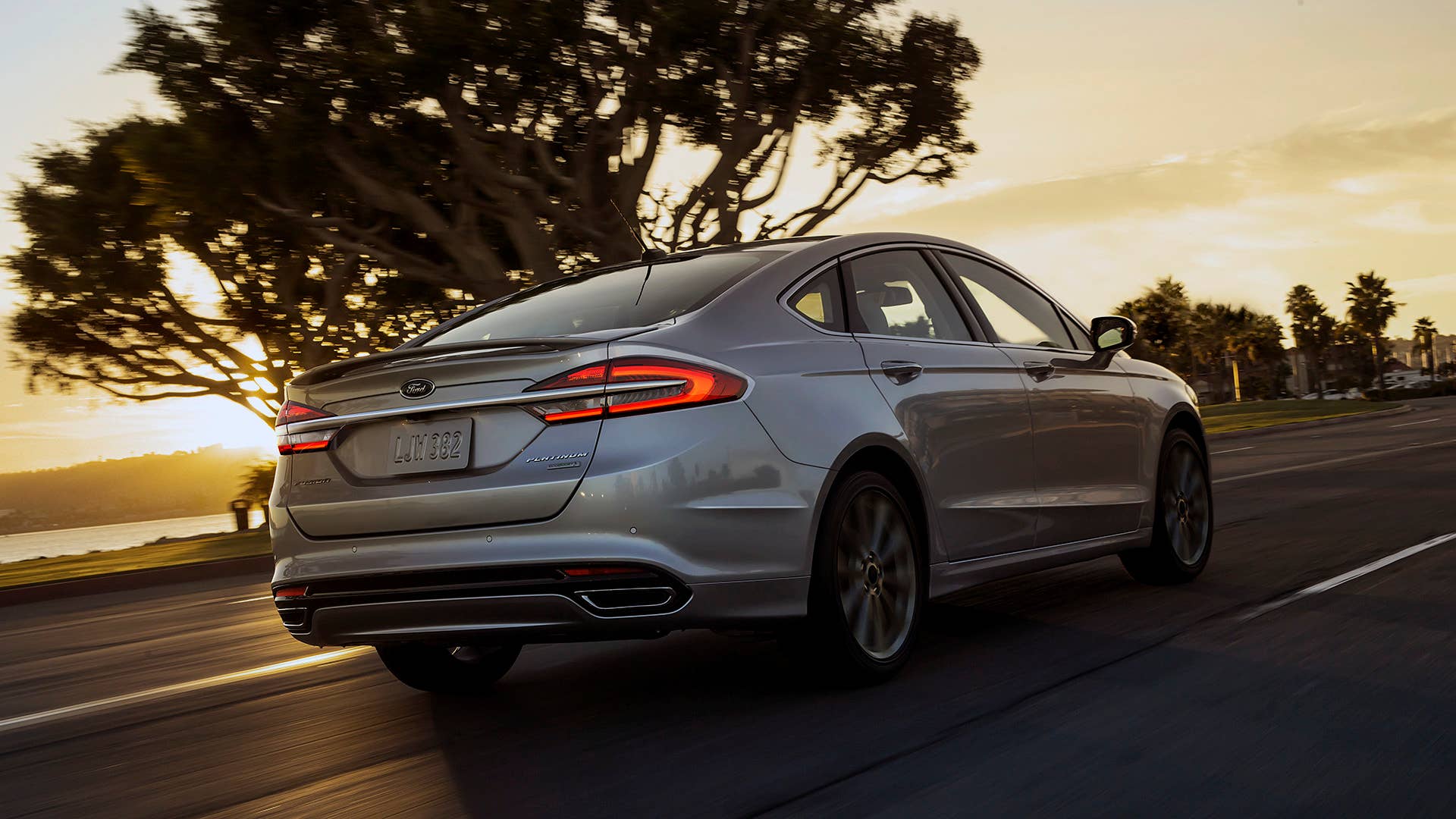 2017 Ford Fusion driving