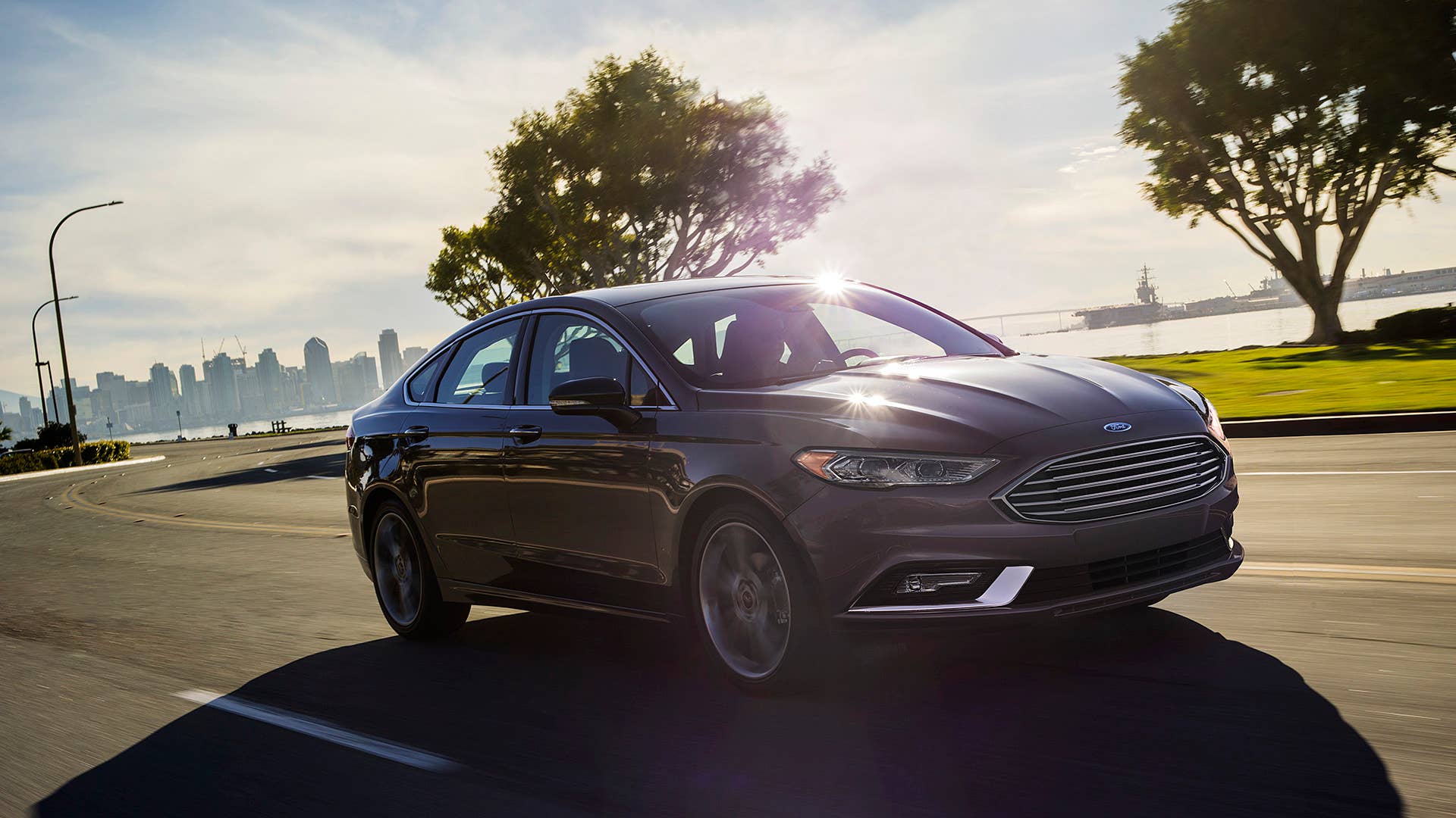 2017 Ford Fusion driving