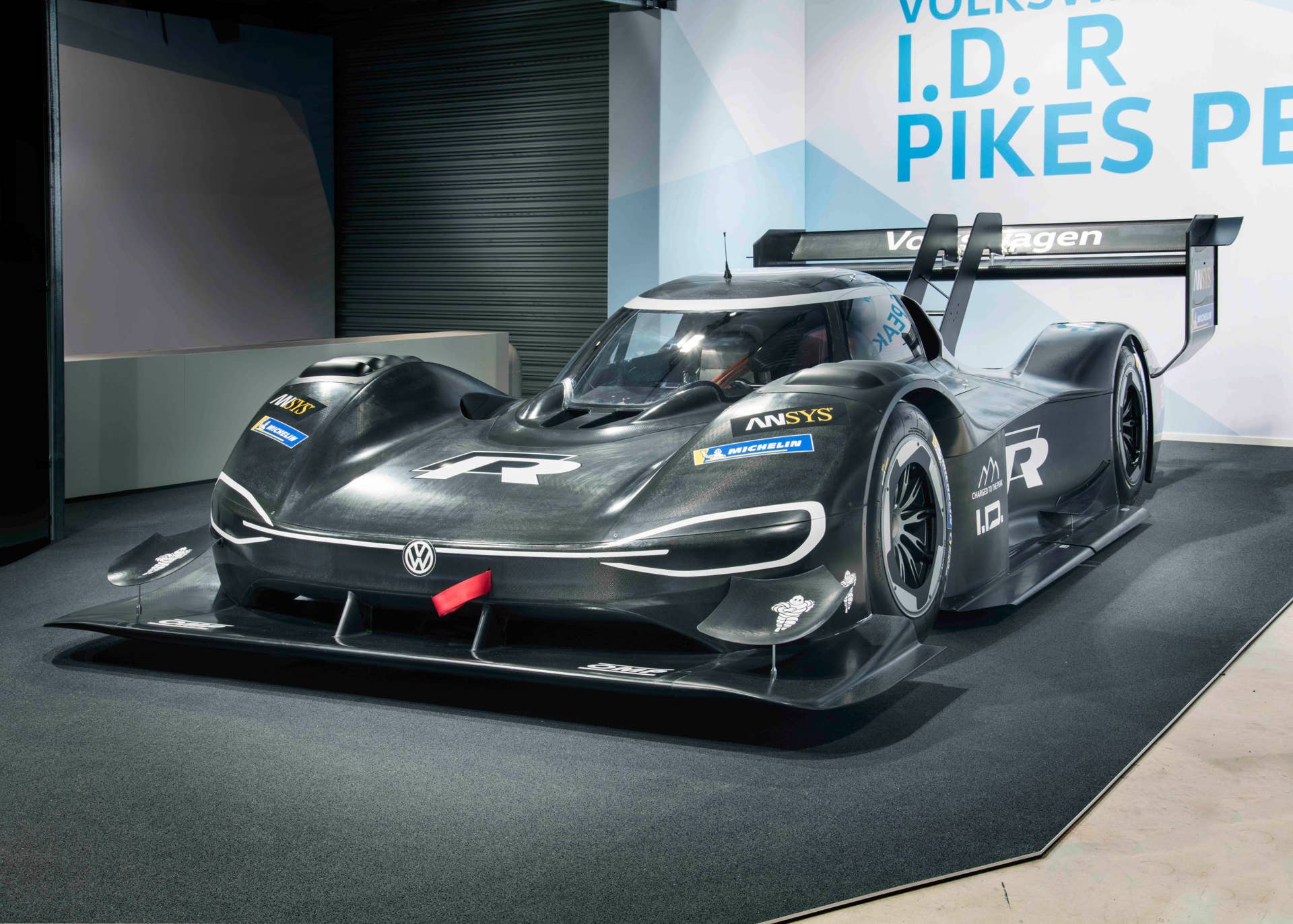 World premiere of the Volkswagen I.D. R Pikes Peak on 22nd April 2018 in Alés (F)