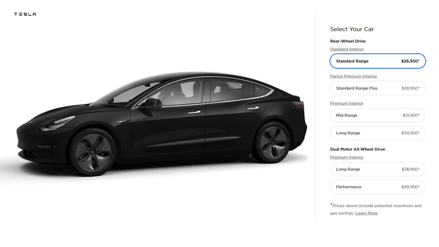 $35,000 base model