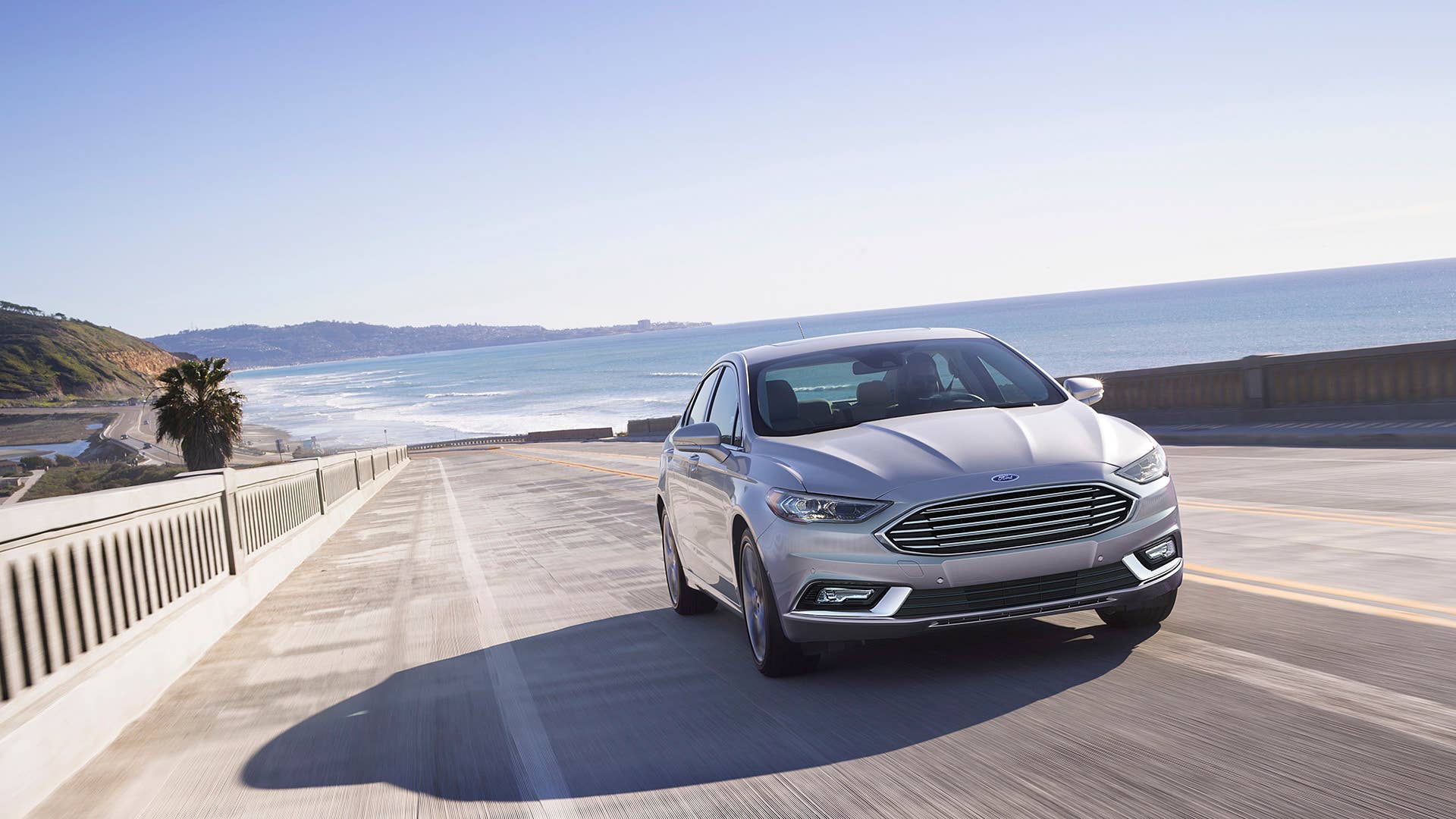 2017 Ford Fusion driving