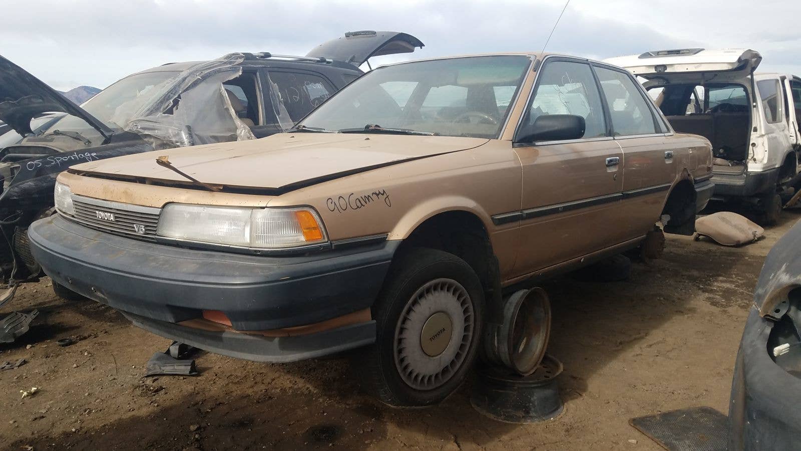 1990 Toyota Camry in Colorado wrecking yard