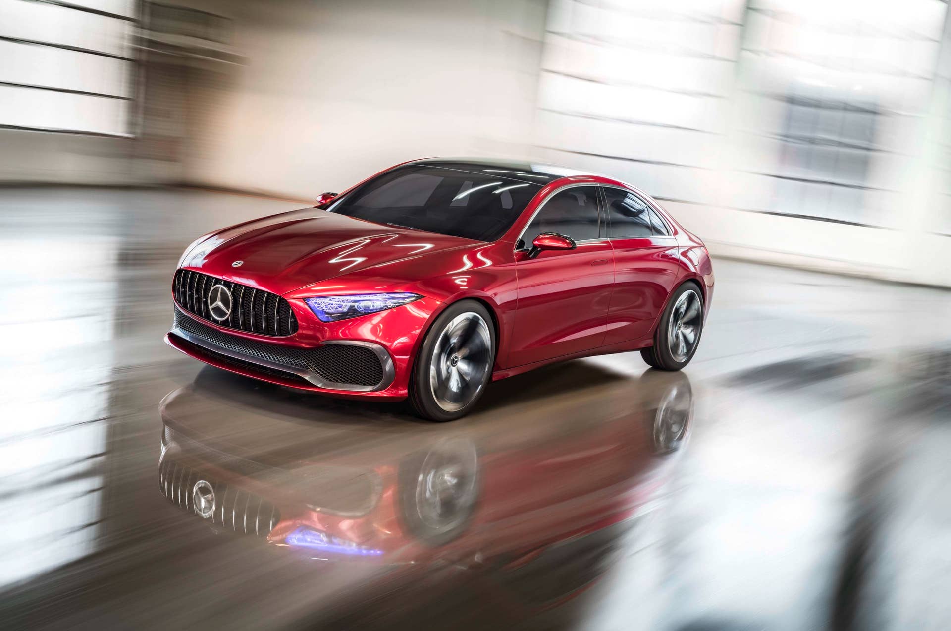 mercedes concept a side