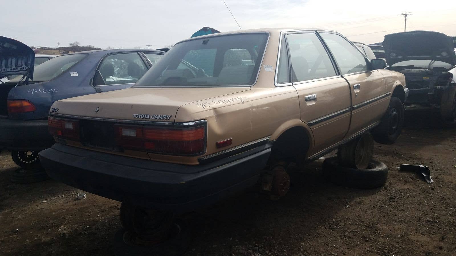 1990 Toyota Camry in Colorado wrecking yard