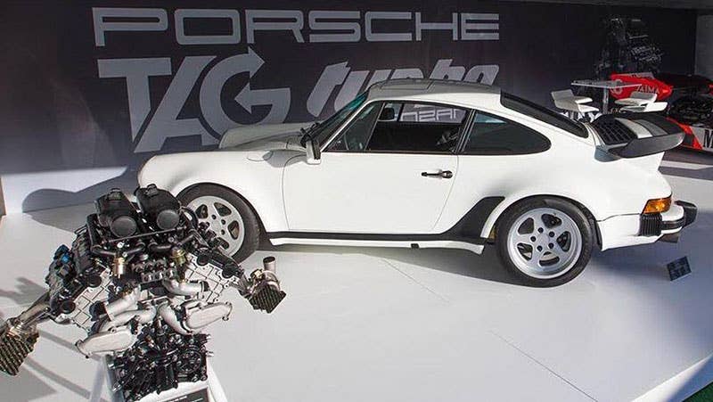 Lanzante is building 11 eighties-era Porsche 930 Turbos with a TAG-Porsche 1.6-liter V6 used by the McLaren F1 team from 1984 to 1987.