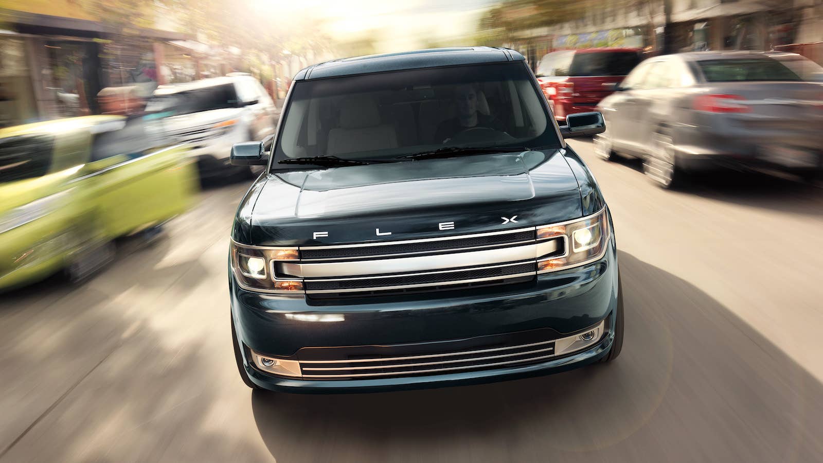 2017 Ford Flex front running view